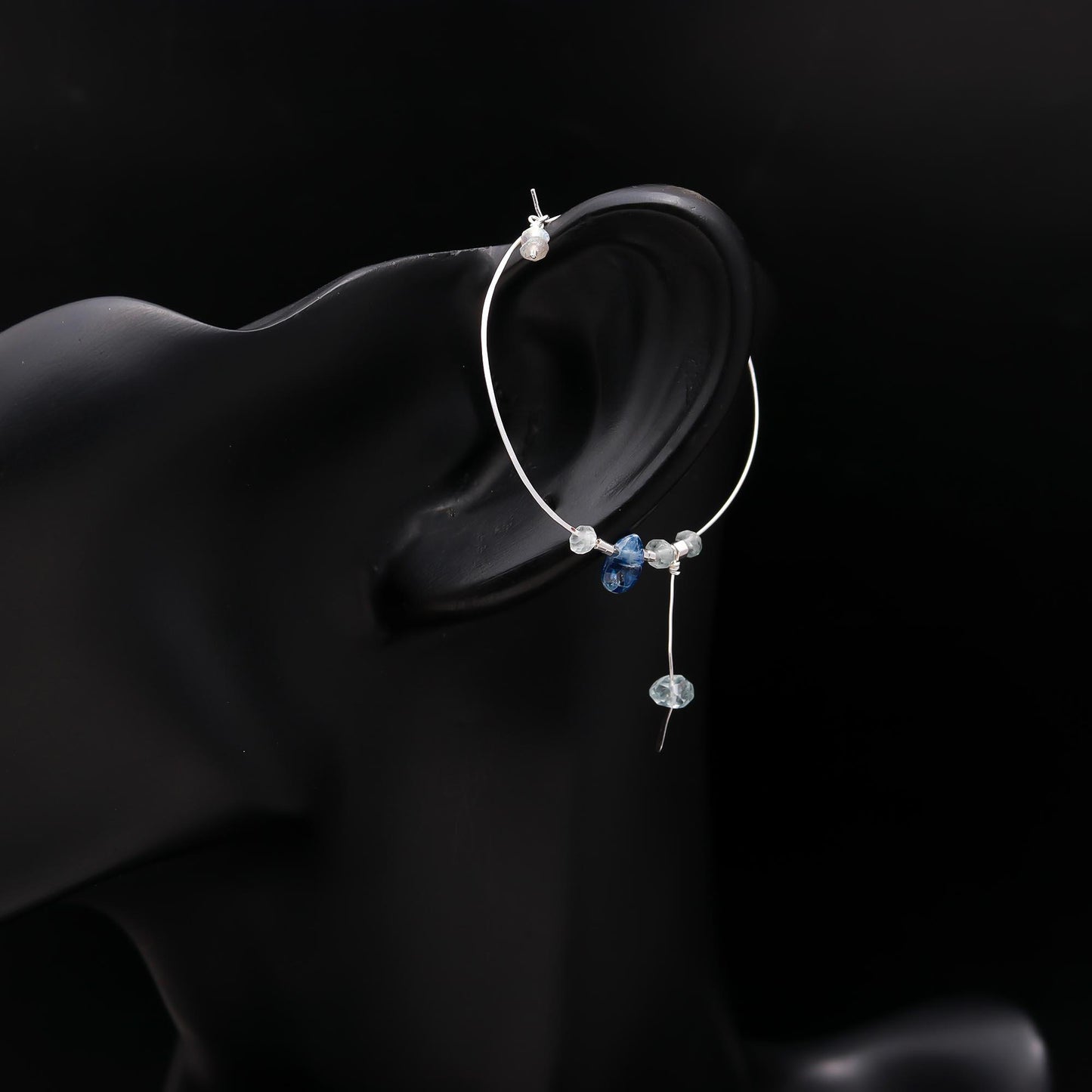 92.5 Silver Single Hoop Earrings