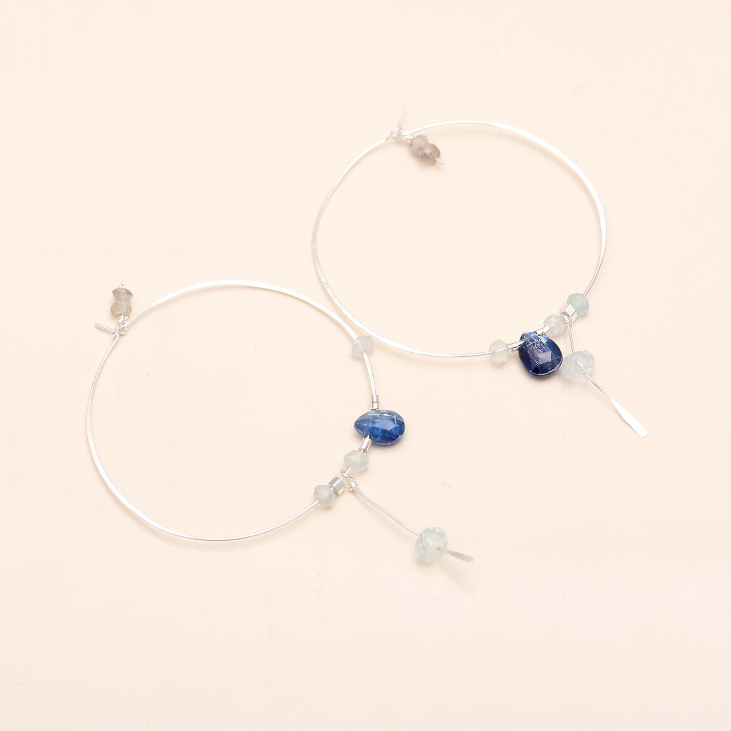 92.5 Silver Single Hoop Earrings