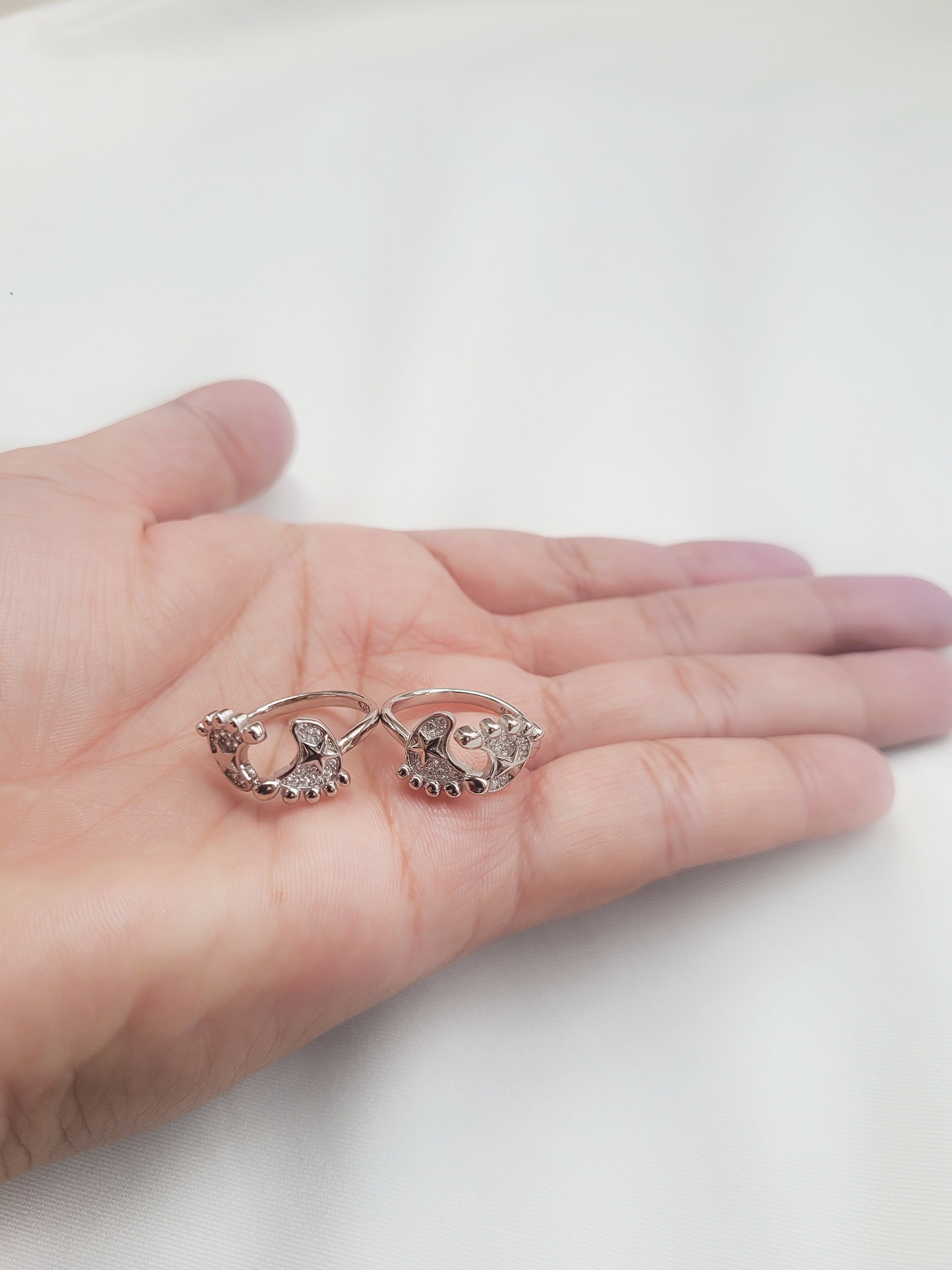 Divya Charan 92.5 Silver Toe Rings - Pair