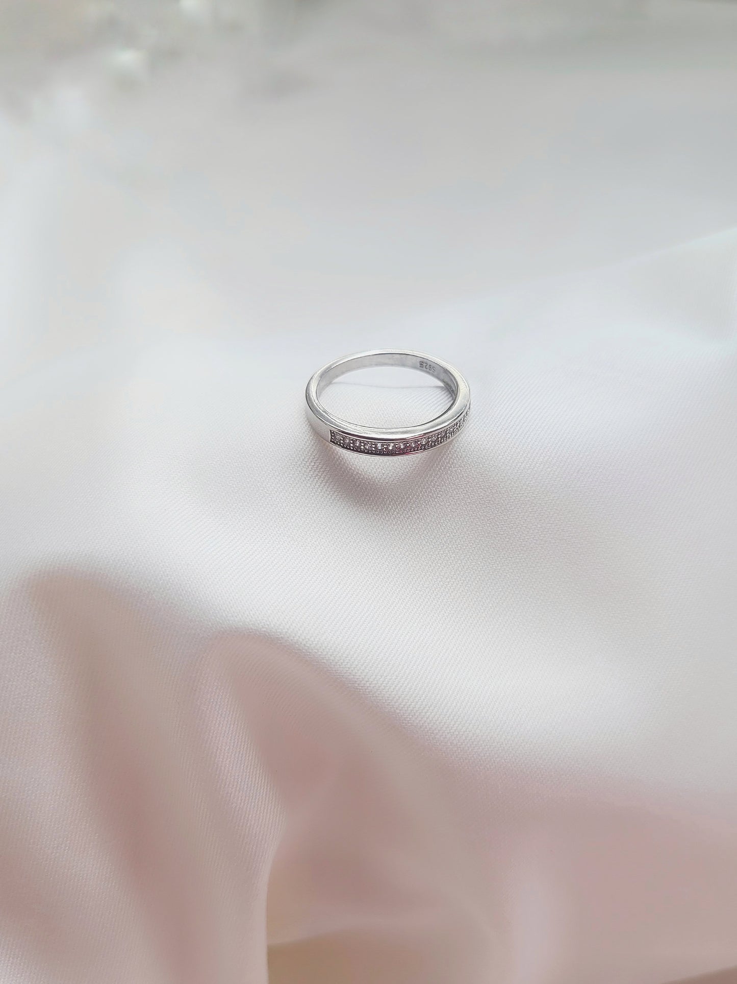 Starlit Crown Band 92.5 Silver Ring