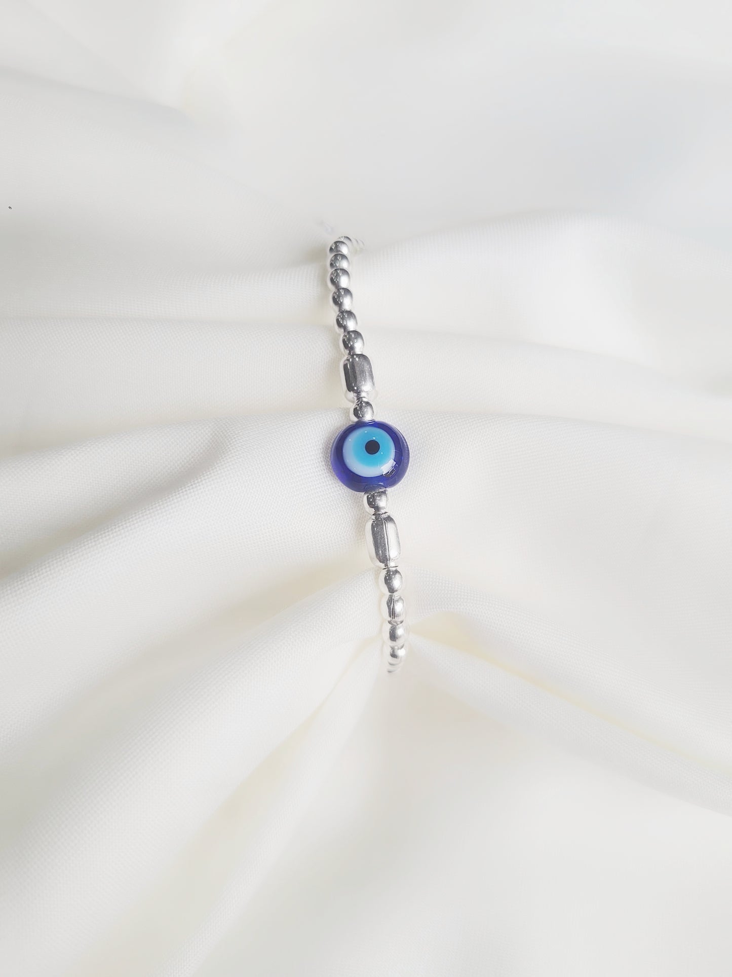 Evil Eye Minimalistic 92.5 Adjustable Bracelet