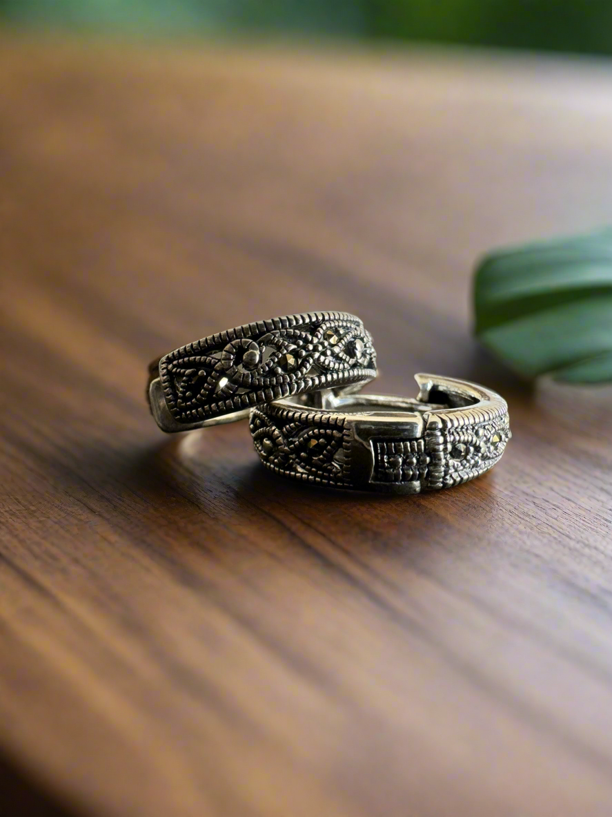 Silver Bali Earrings 92.5 Silver