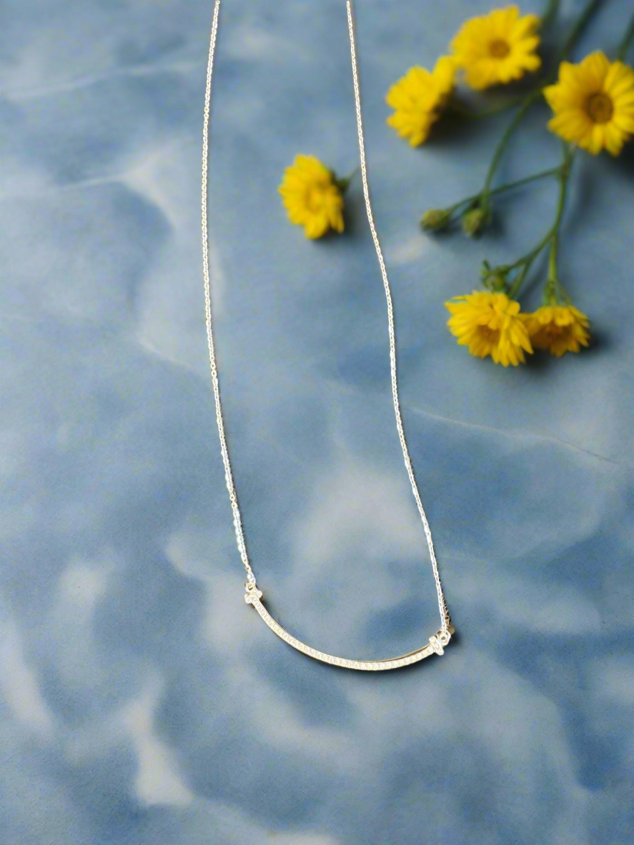 92.5 Silver Pendant Minimalistic Necklace