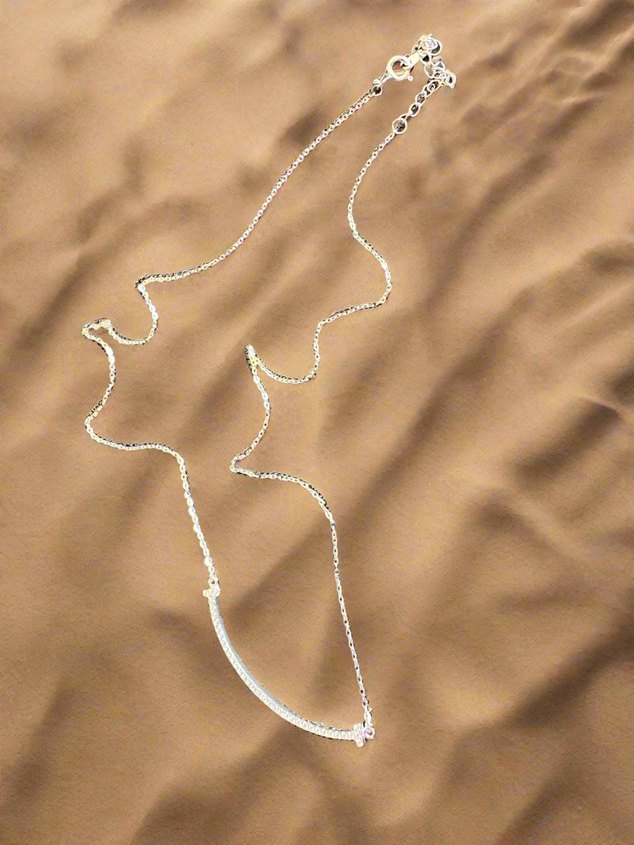 92.5 Silver Pendant Minimalistic Necklace