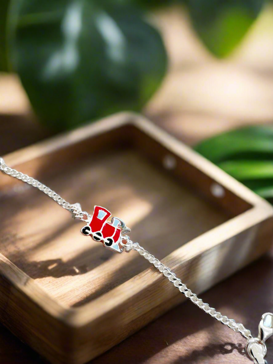 Kids Car Silver Rakhi in 92.5 Sterling – Limited Edition