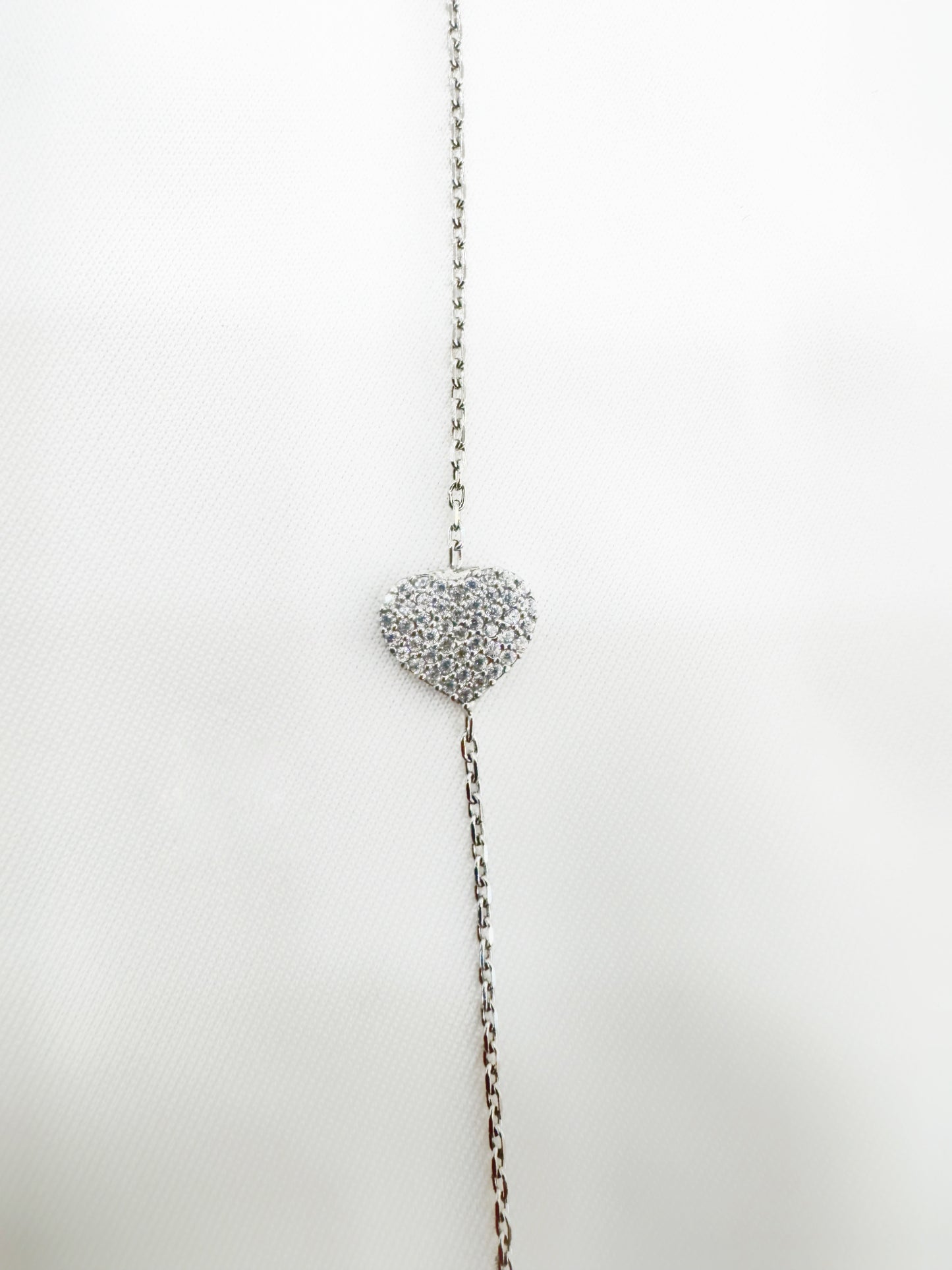 Eira Dilbar – Minimalistic 92.5 Silver Heart Bracelet