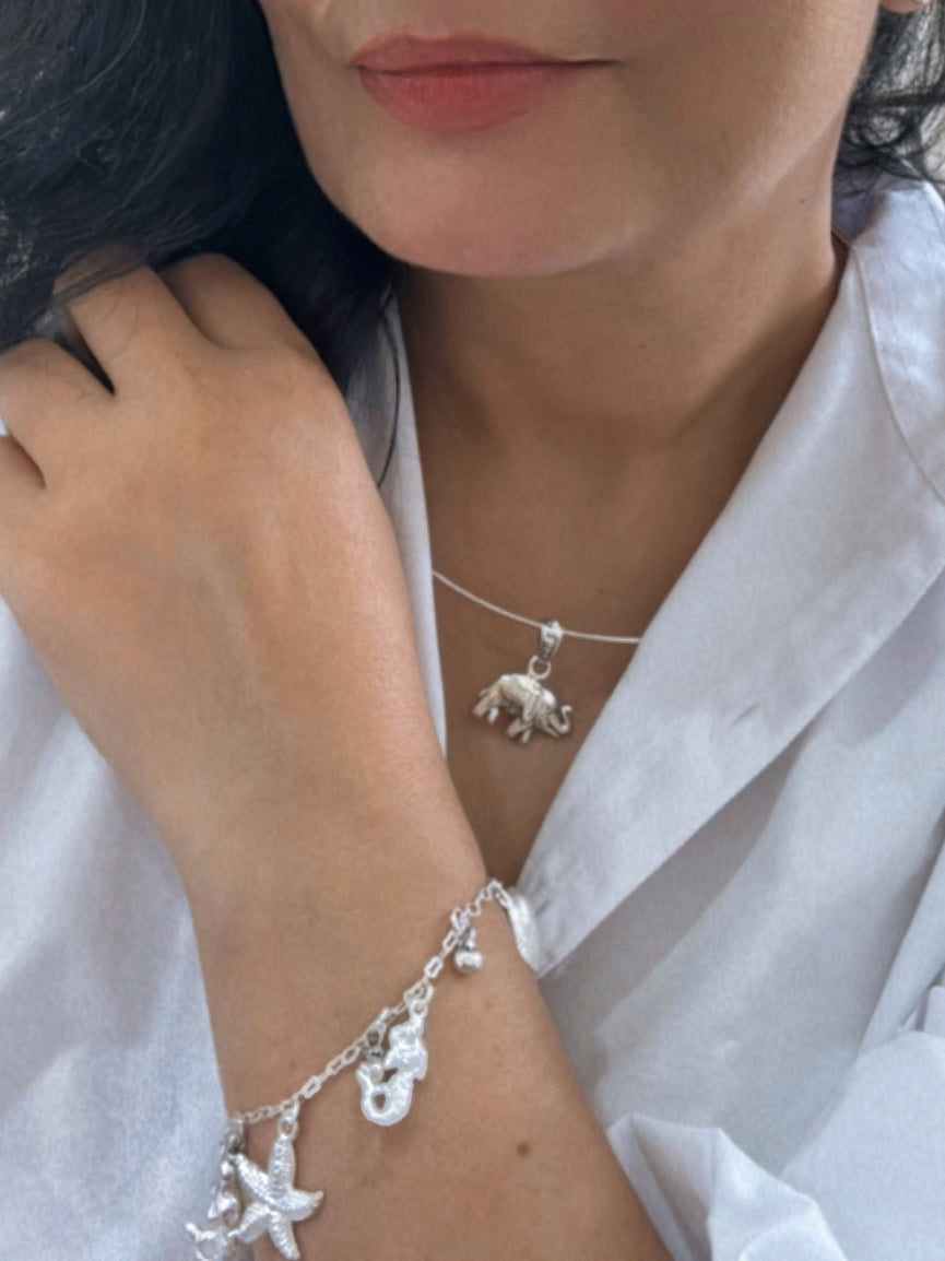 Sagarika – Ocean’s Muse Bracelet 92.5 Silver