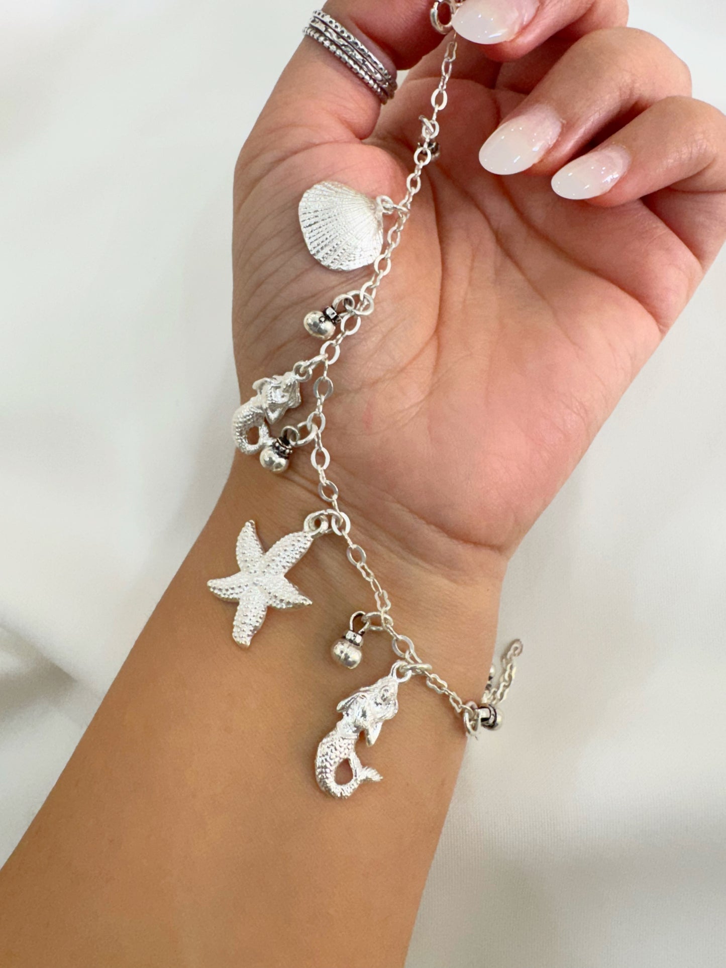 Sagarika – Ocean’s Muse Bracelet 92.5 Silver
