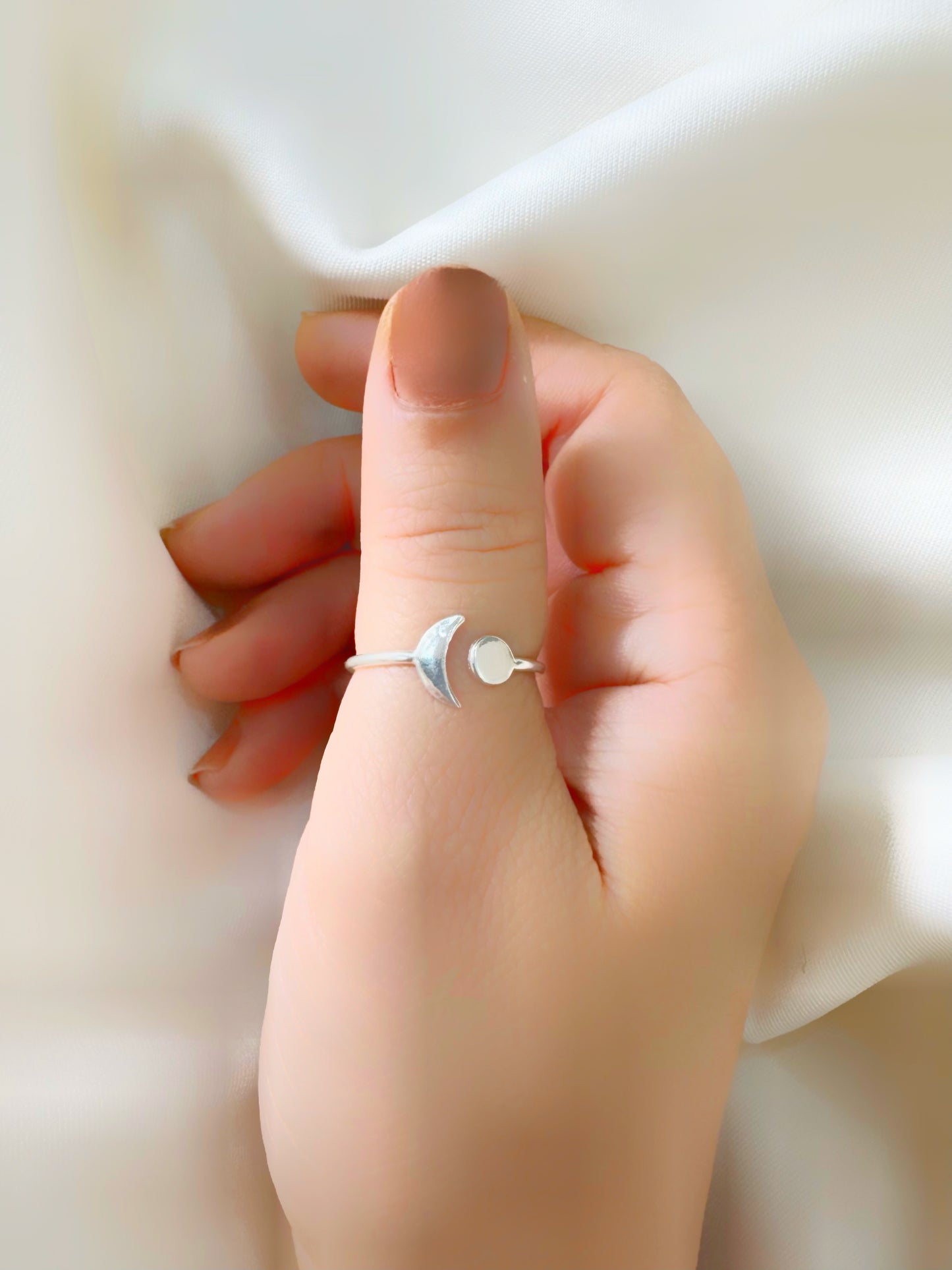 The Chandesa Ring - 92.5 Silver Adjustable Minimalistic