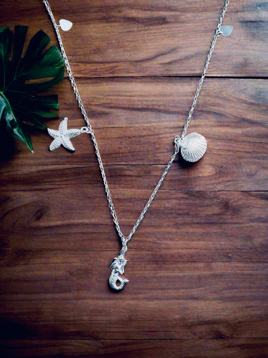 Sagarika – Ocean Vibes Necklace 92.5 Silver