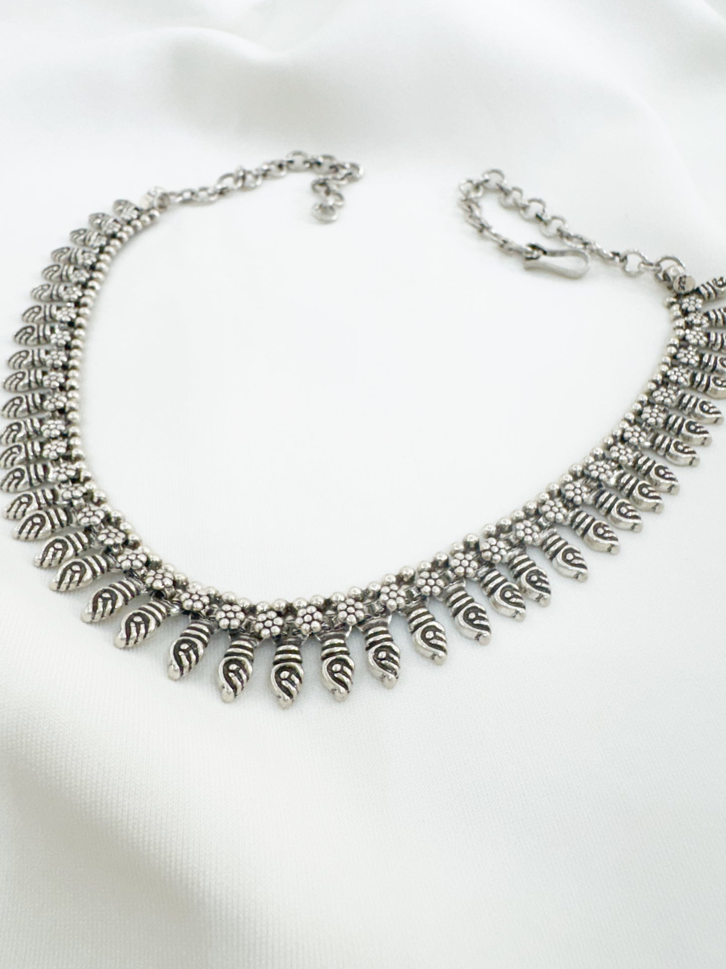 Chaandlatika – 92.5 Silver Tribal Choker Handcrafted