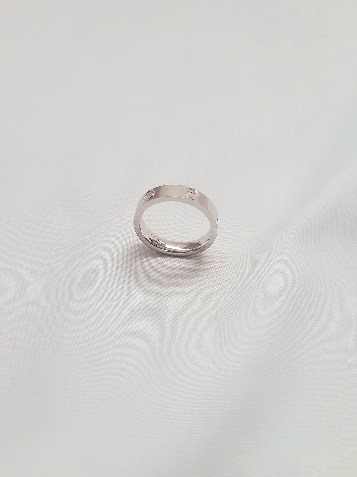 Endless Love Band 92.5 Silver Ring