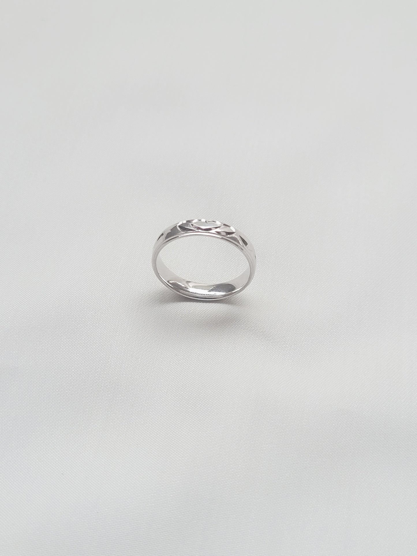 Vine Leaf Band 92.5 Silver Ring