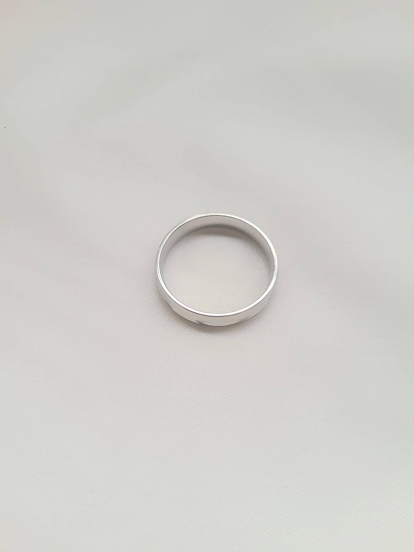 Mystic Line Band 92.5 Silver Men's Ring