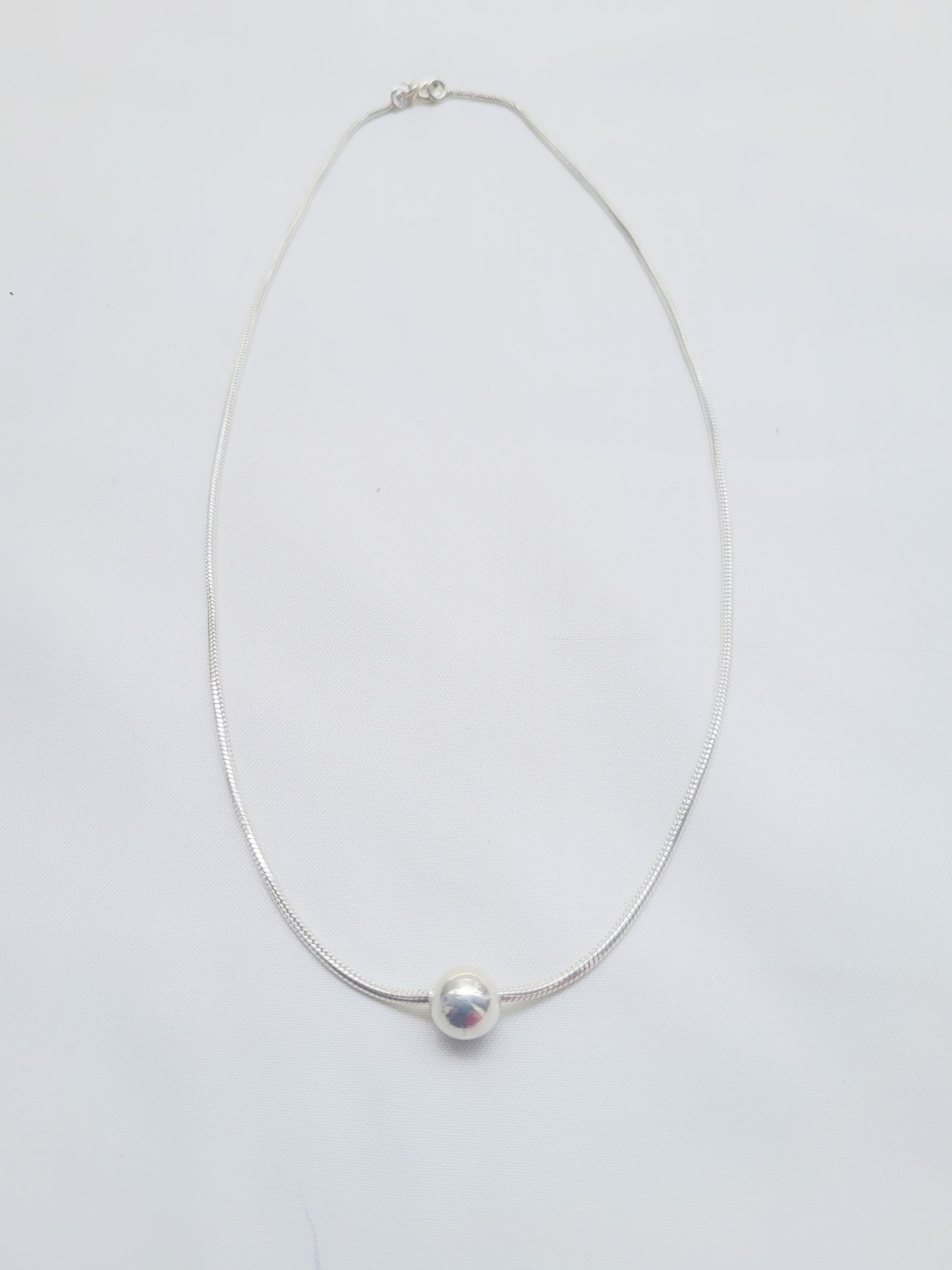 Pure Glow 92.5 Silver Pendant Handcrafted Necklace