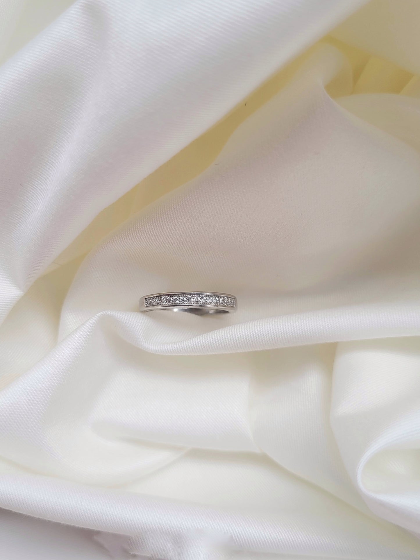 Starlit Crown Band 92.5 Silver Ring