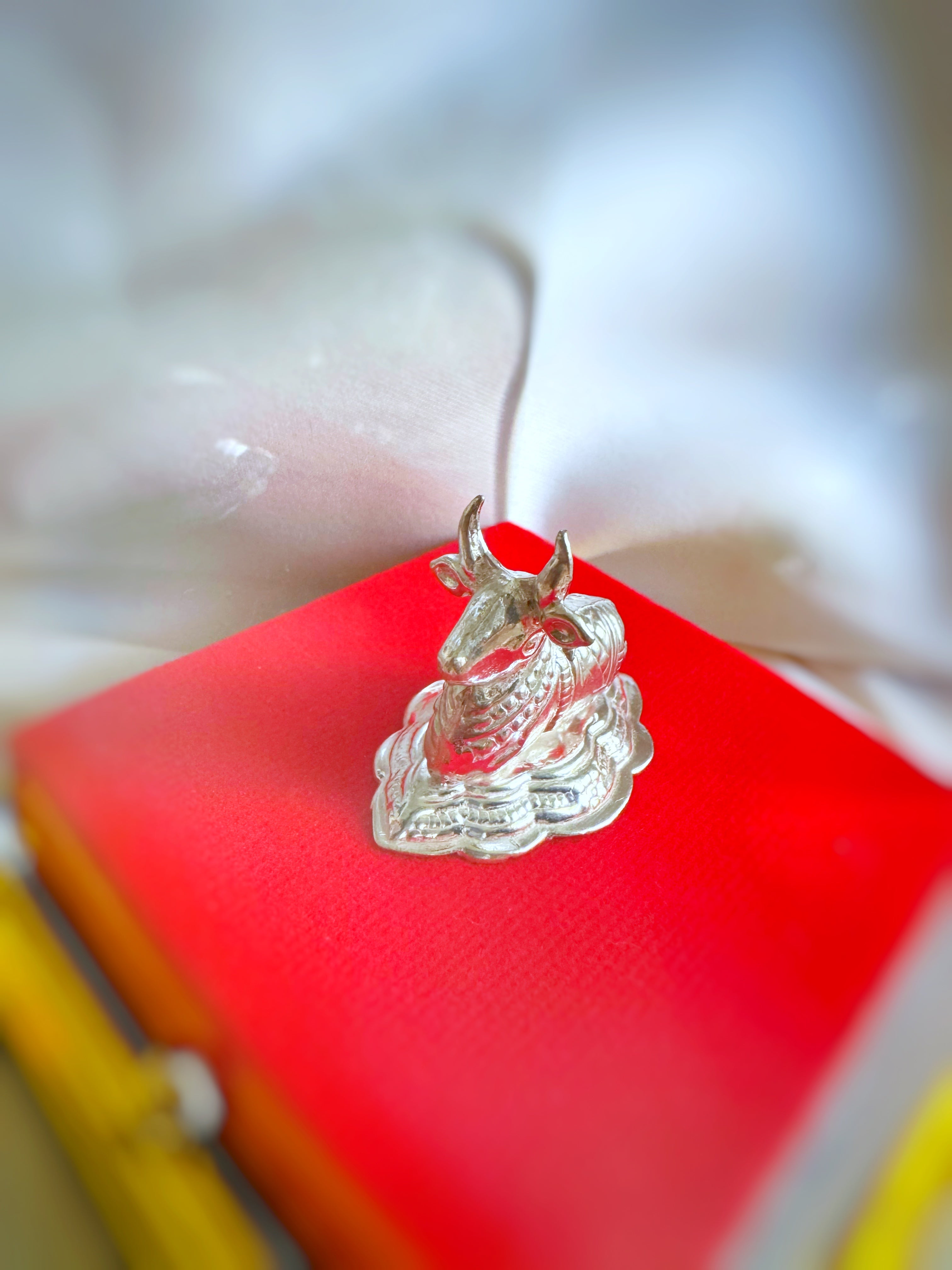 Sacred Nandi – The Divine Guardian of Shiva (500 Silver)