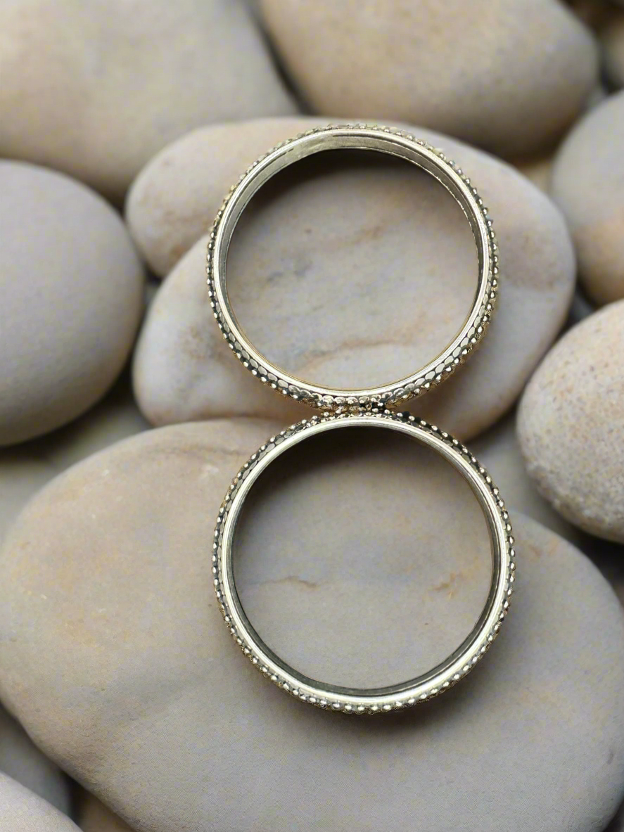 Pair Of 92.5 Silver Bangles