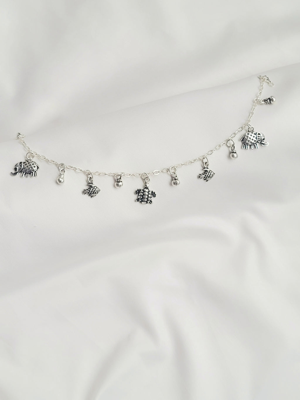 Sagarika – Animal Charm Bracelet 92.5 Silver