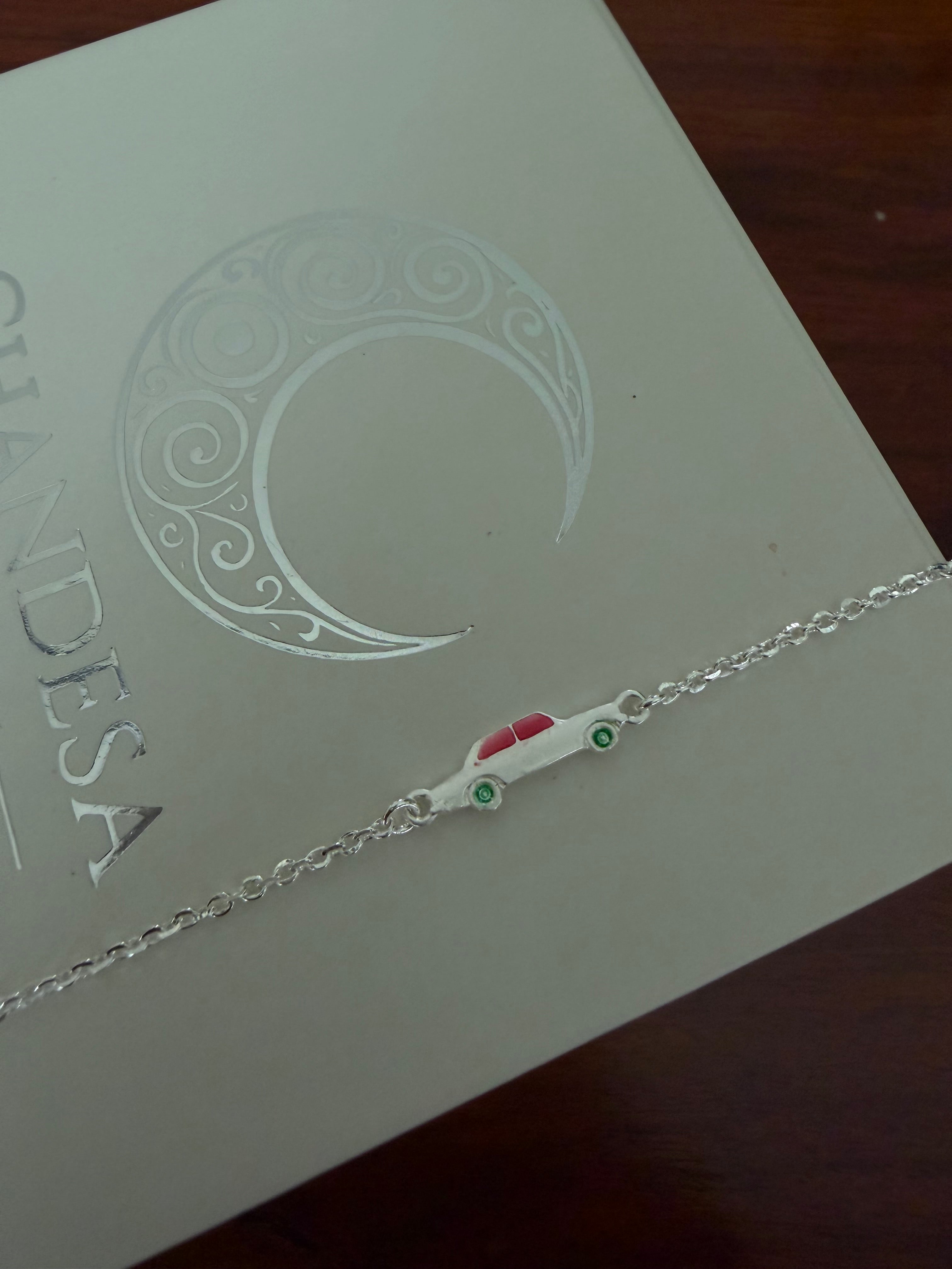 Kids Racer Car Silver Rakhi in 925 Sterling – Limited Edition