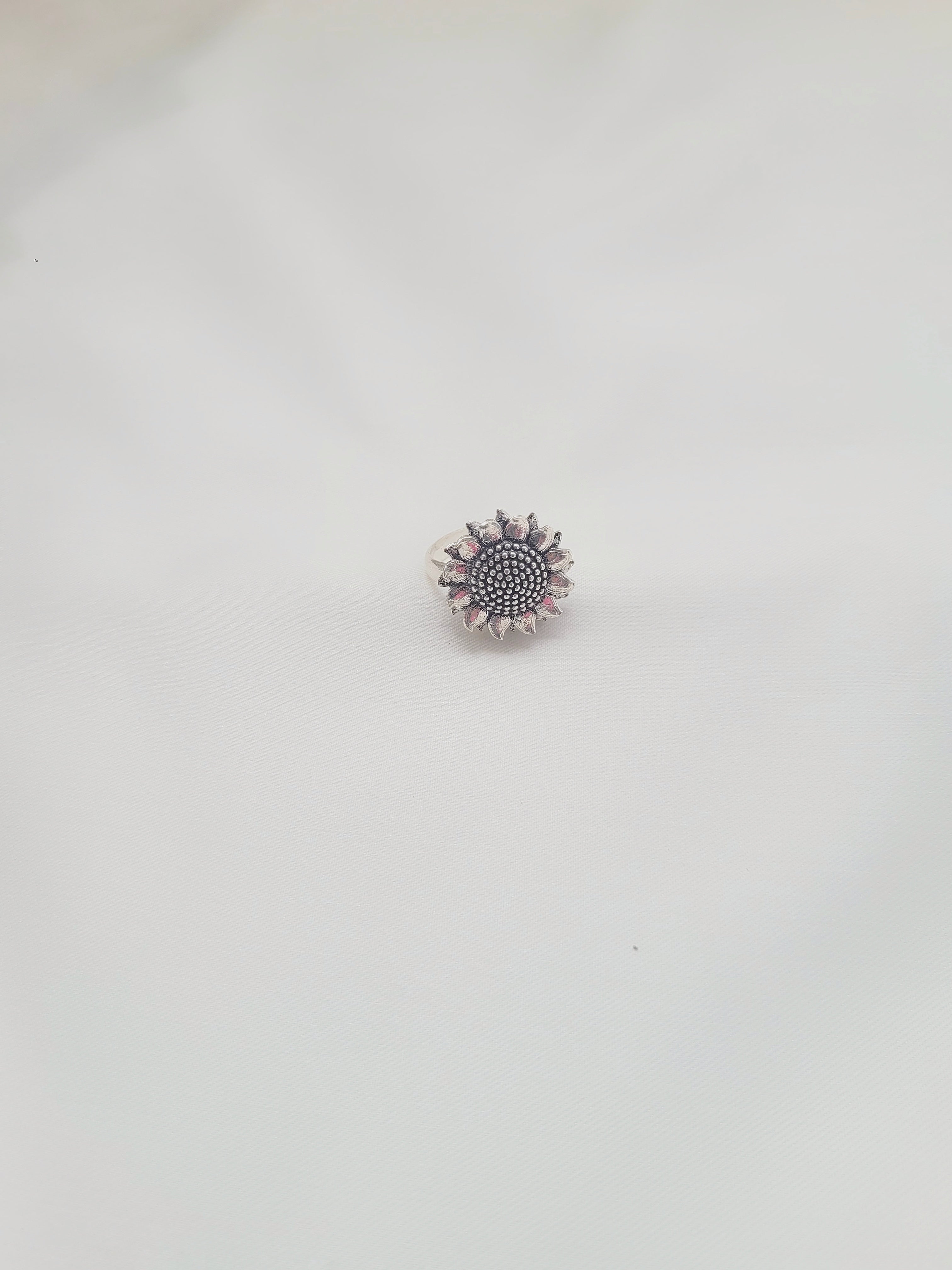 The Sunshine Silver Bloom 92.5 Silver Handcrafted Ring