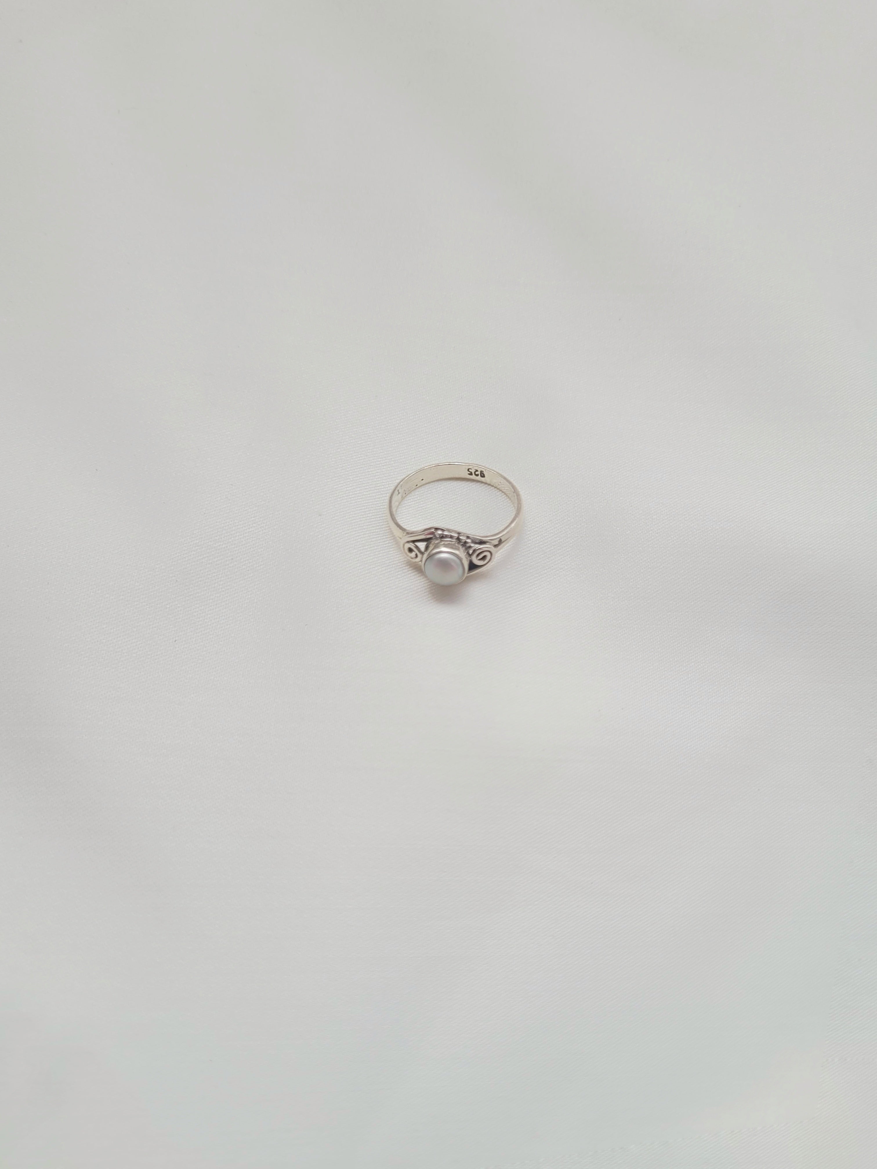Moonlit Whisper 92.5 Silver Handcrafted Ring