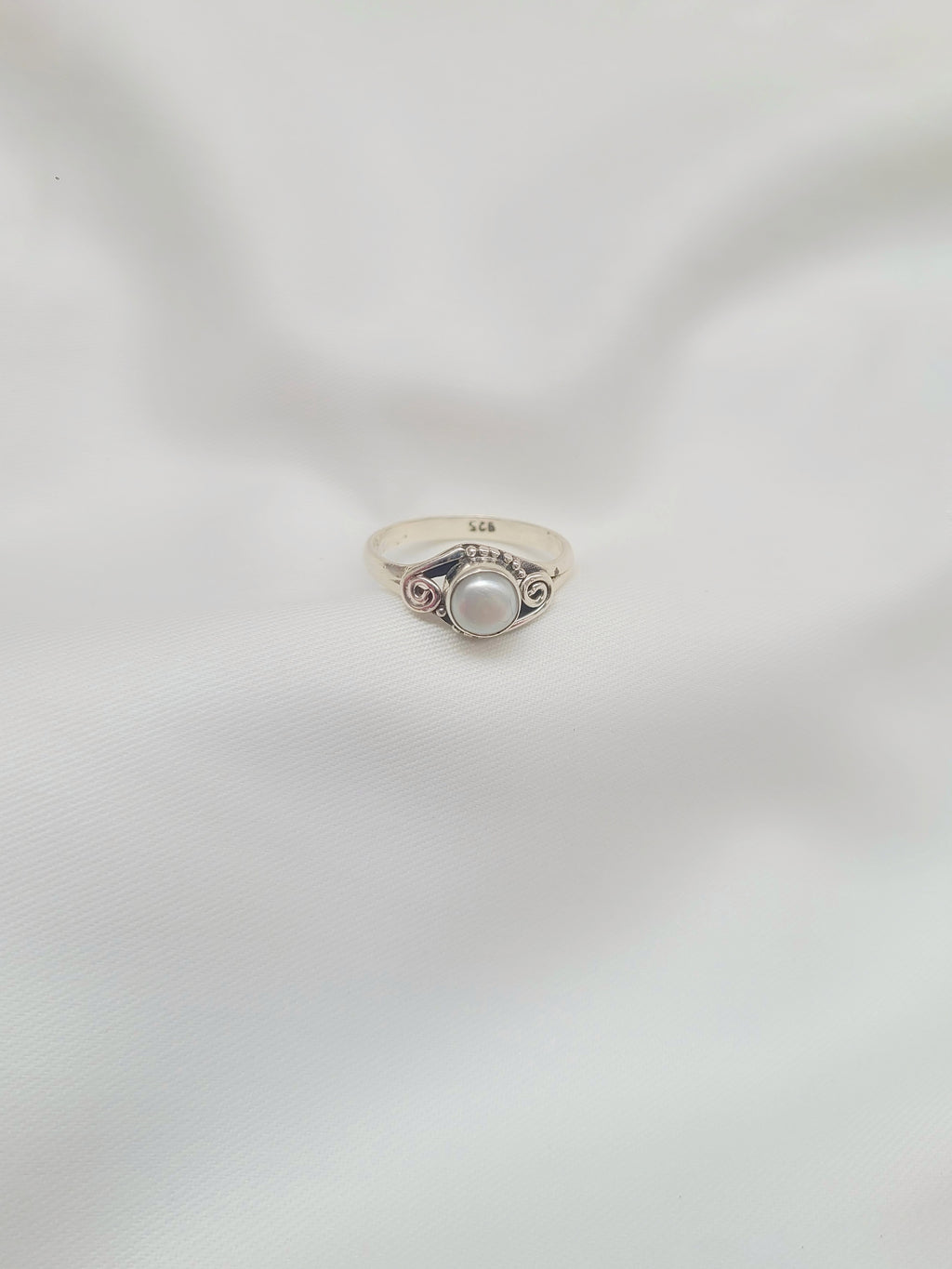 Moonlit Whisper 92.5 Silver Handcrafted Ring