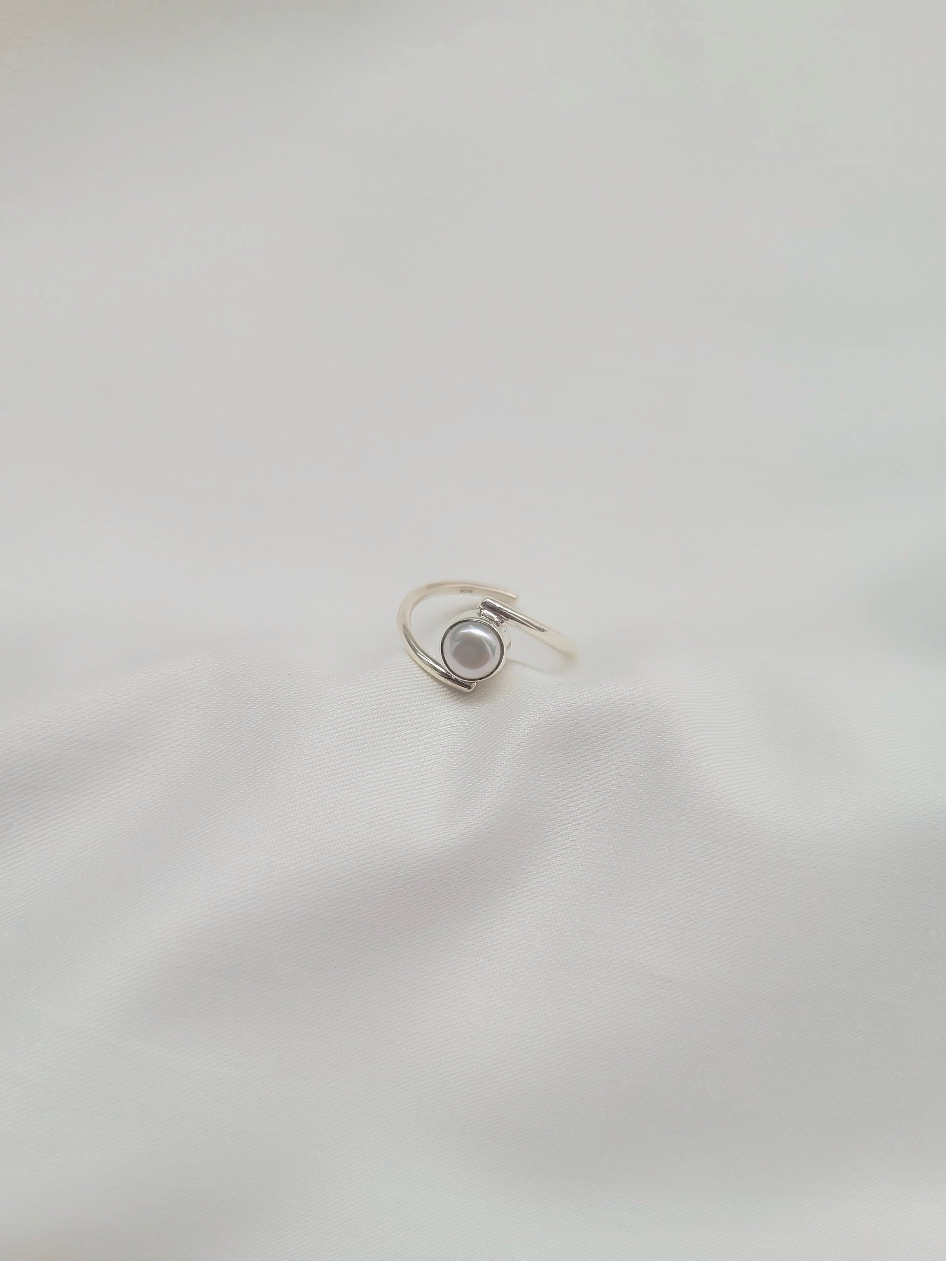 Lunar Duo Wrap Adjustable 92.5 Silver Handcrafted Ring