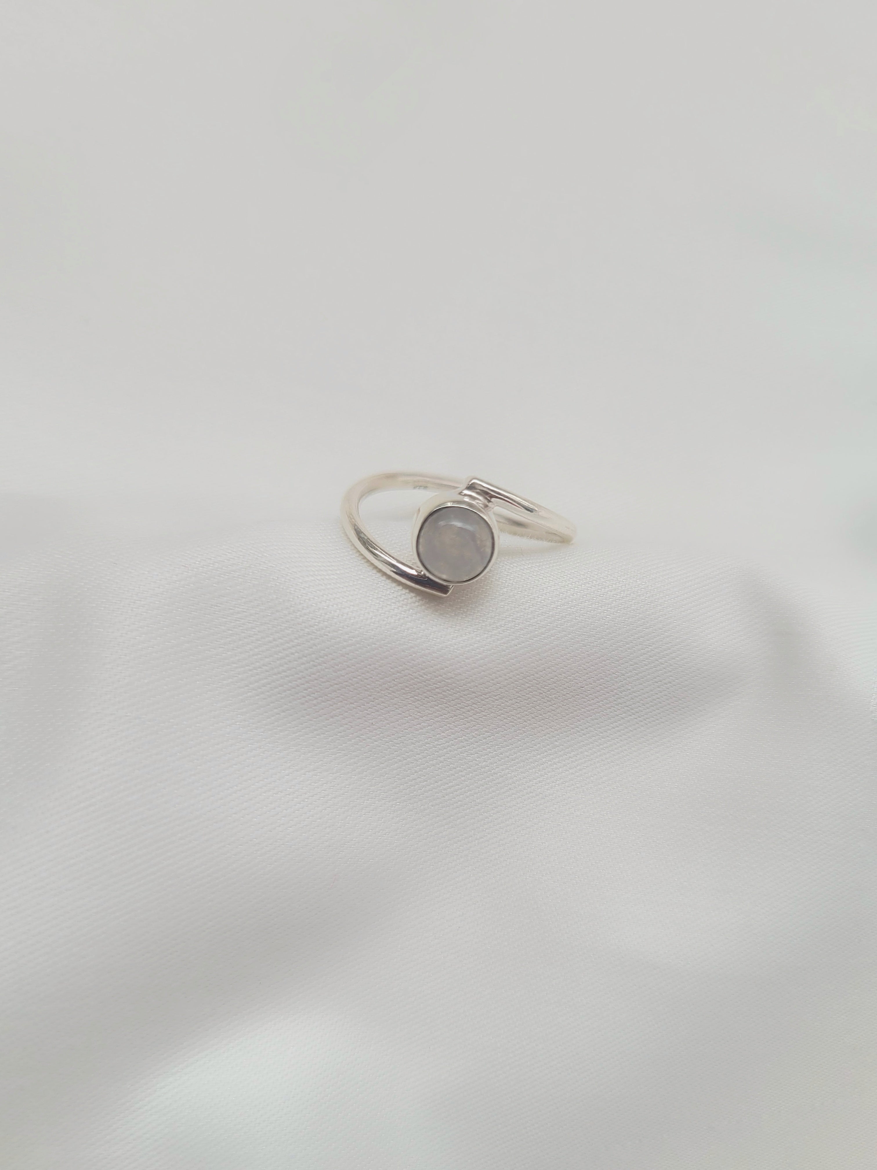 Lunar Duo Wrap Adjustable 92.5 Silver Handcrafted Ring