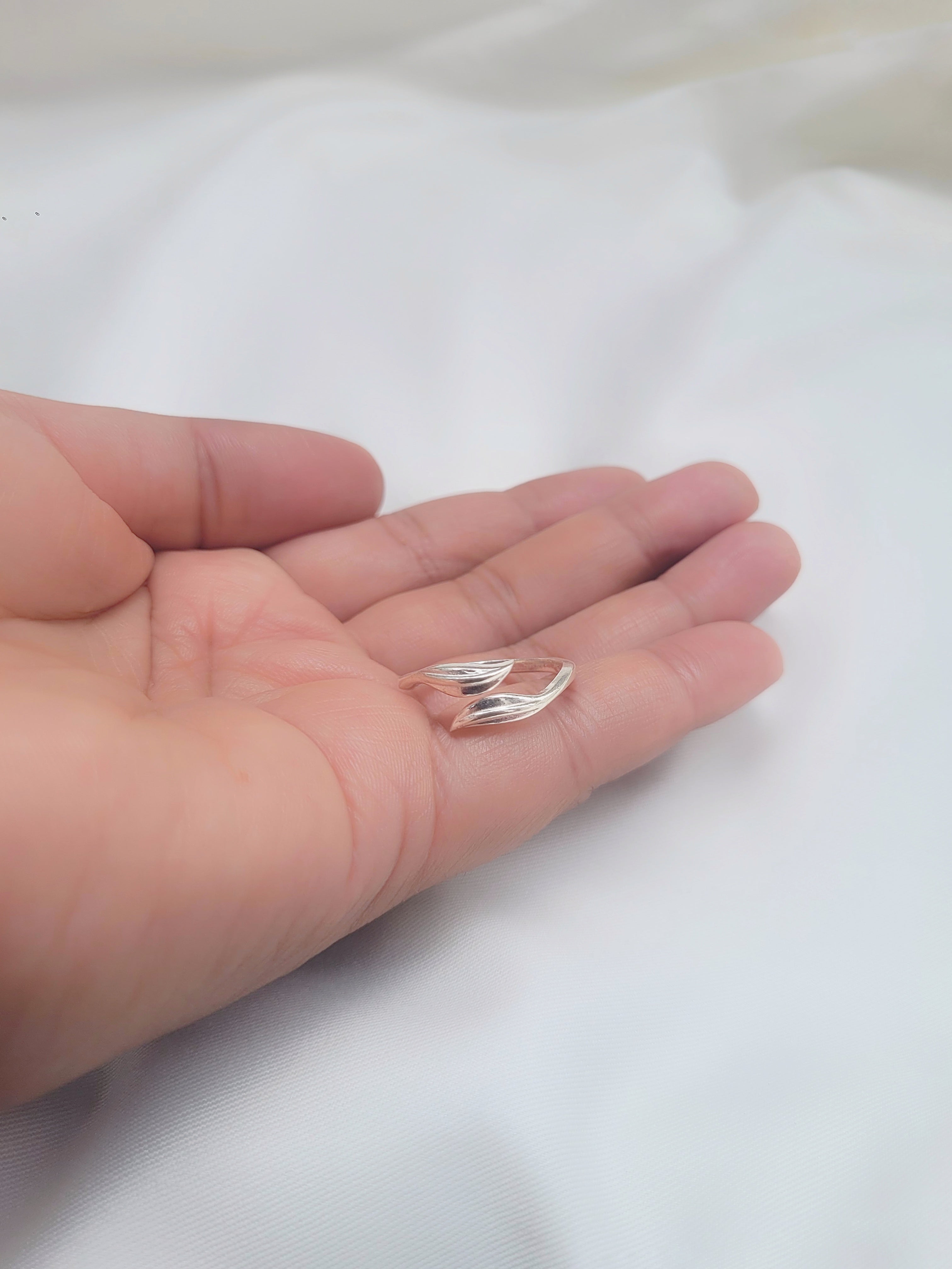 Leaf Whisper 92.5 Silver Handcrafted Ring