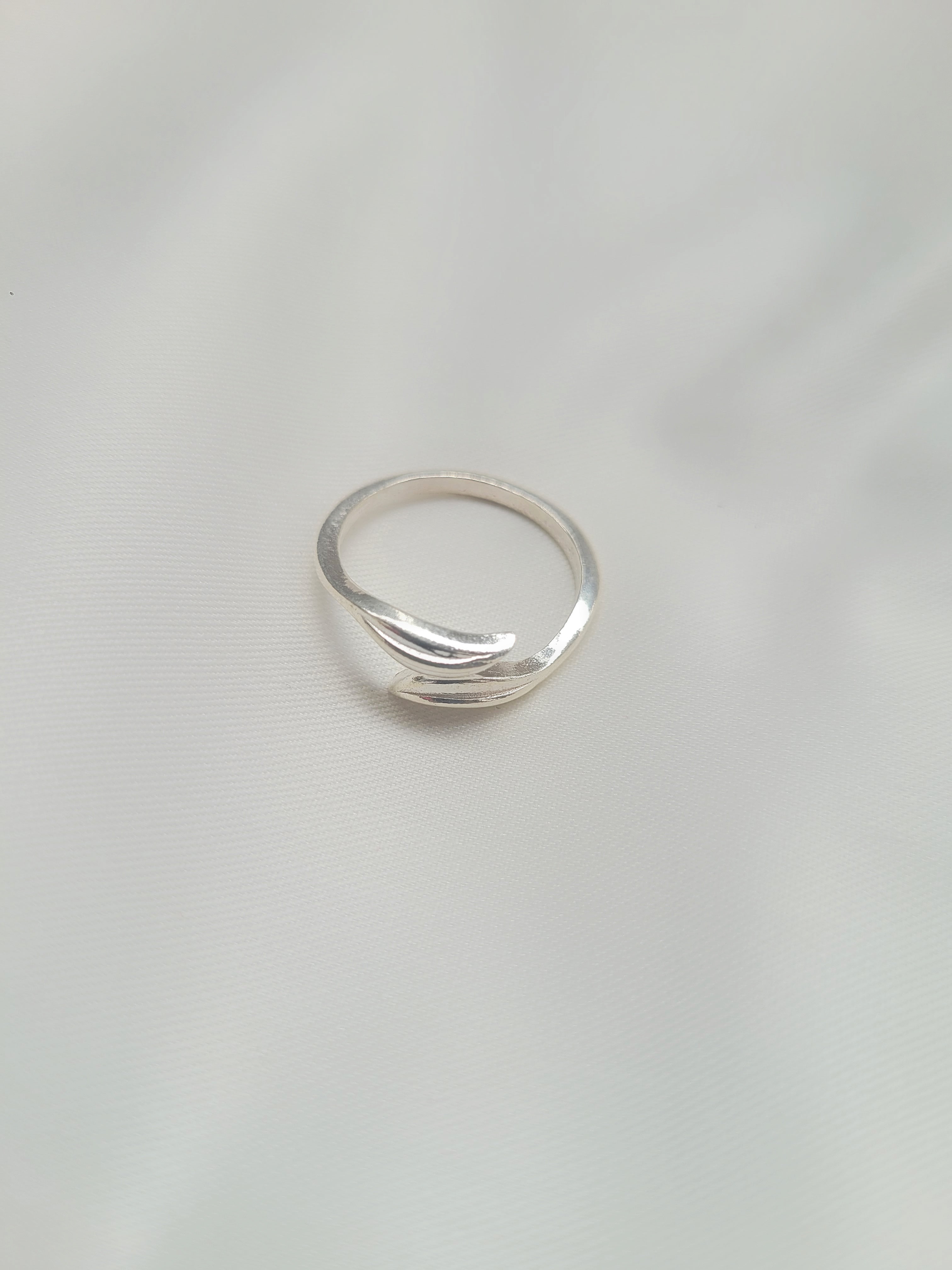 Leaf Whisper 92.5 Silver Handcrafted Ring