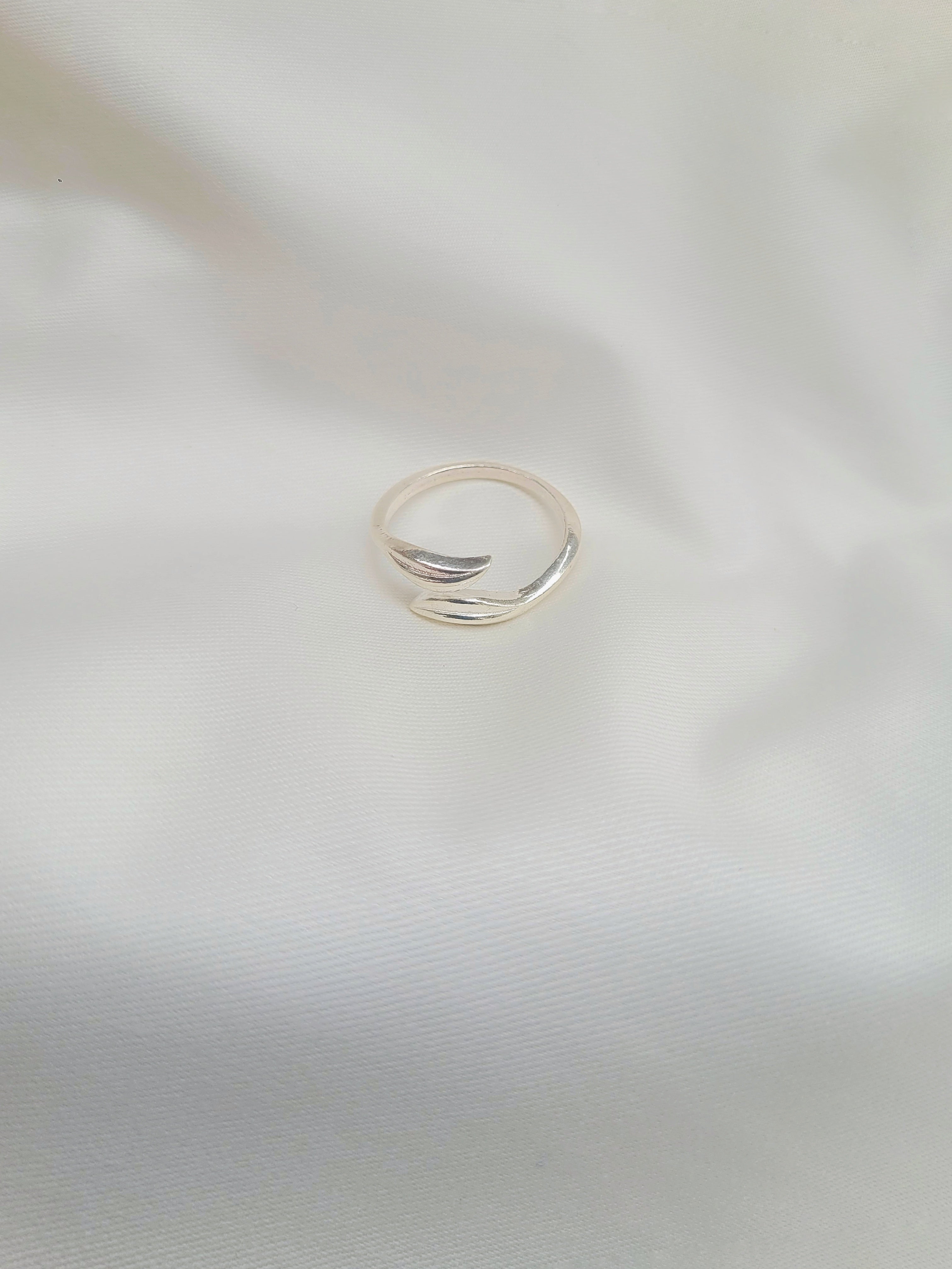 Leaf Whisper 92.5 Silver Handcrafted Ring