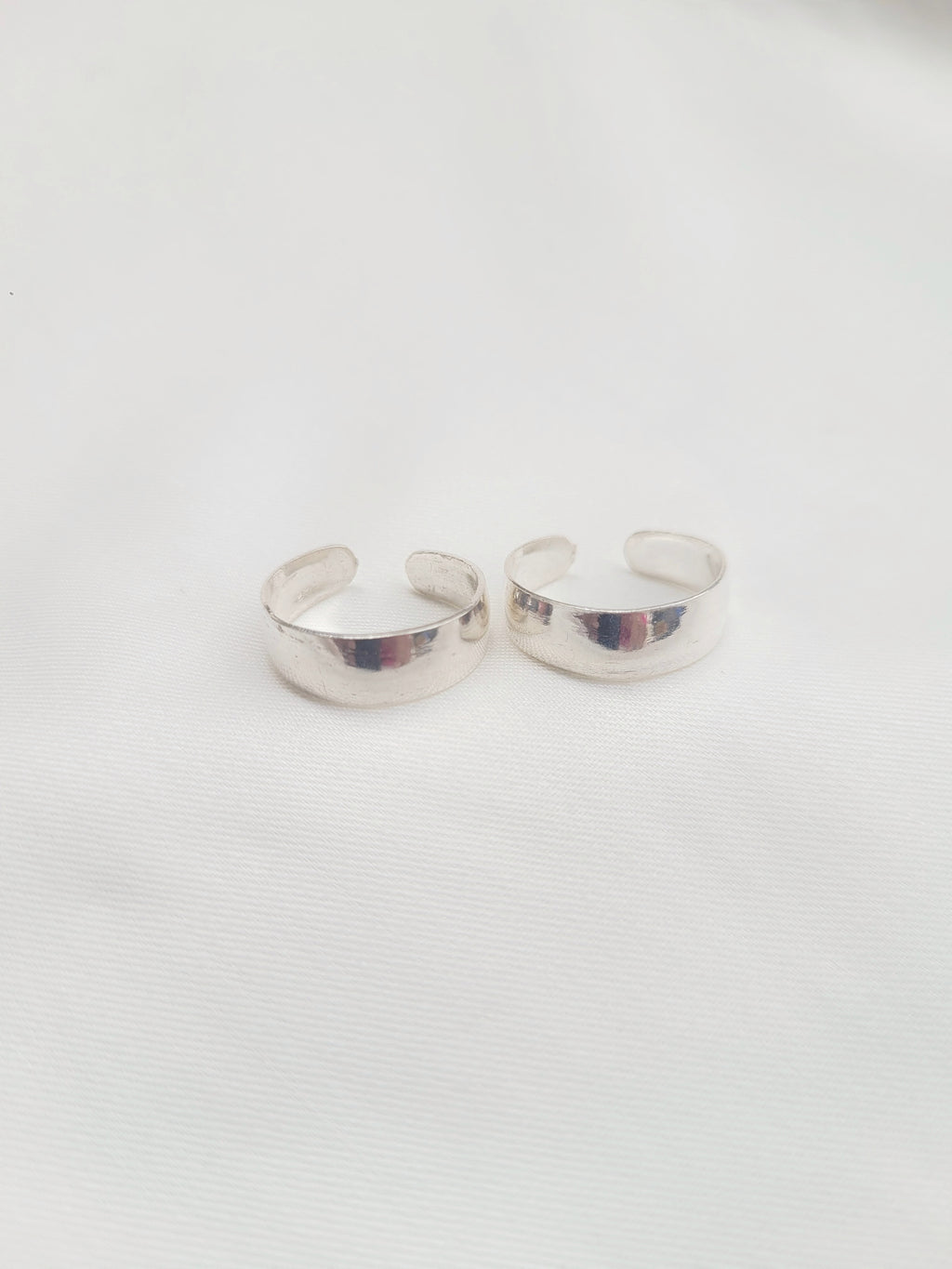 Gleam Band 92.5 Silver Toe Rings - Pair