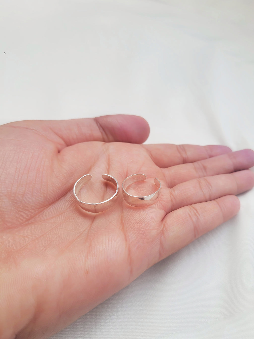 Gleam Band 92.5 Silver Toe Rings - Pair