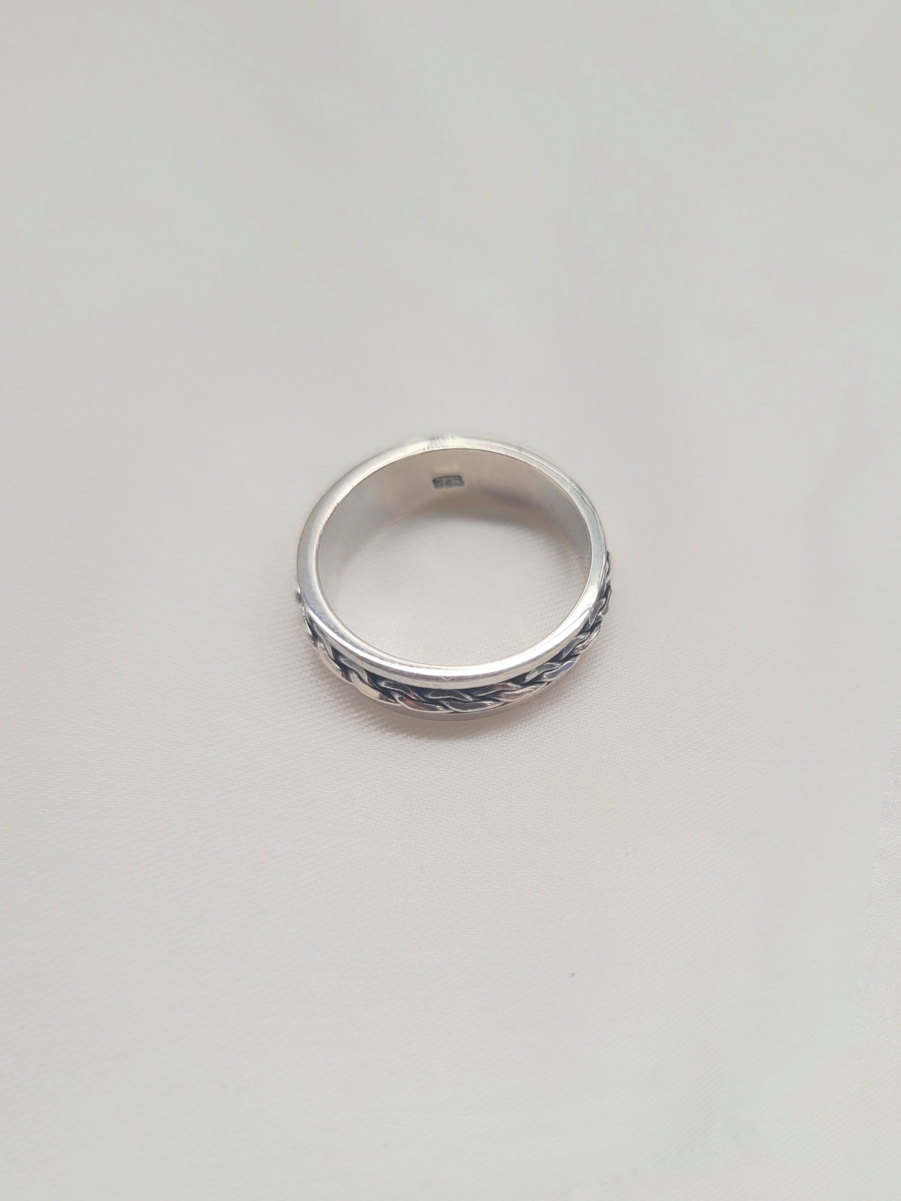 Eternal Weave Band 92.5 Silver Handcrafted Ring