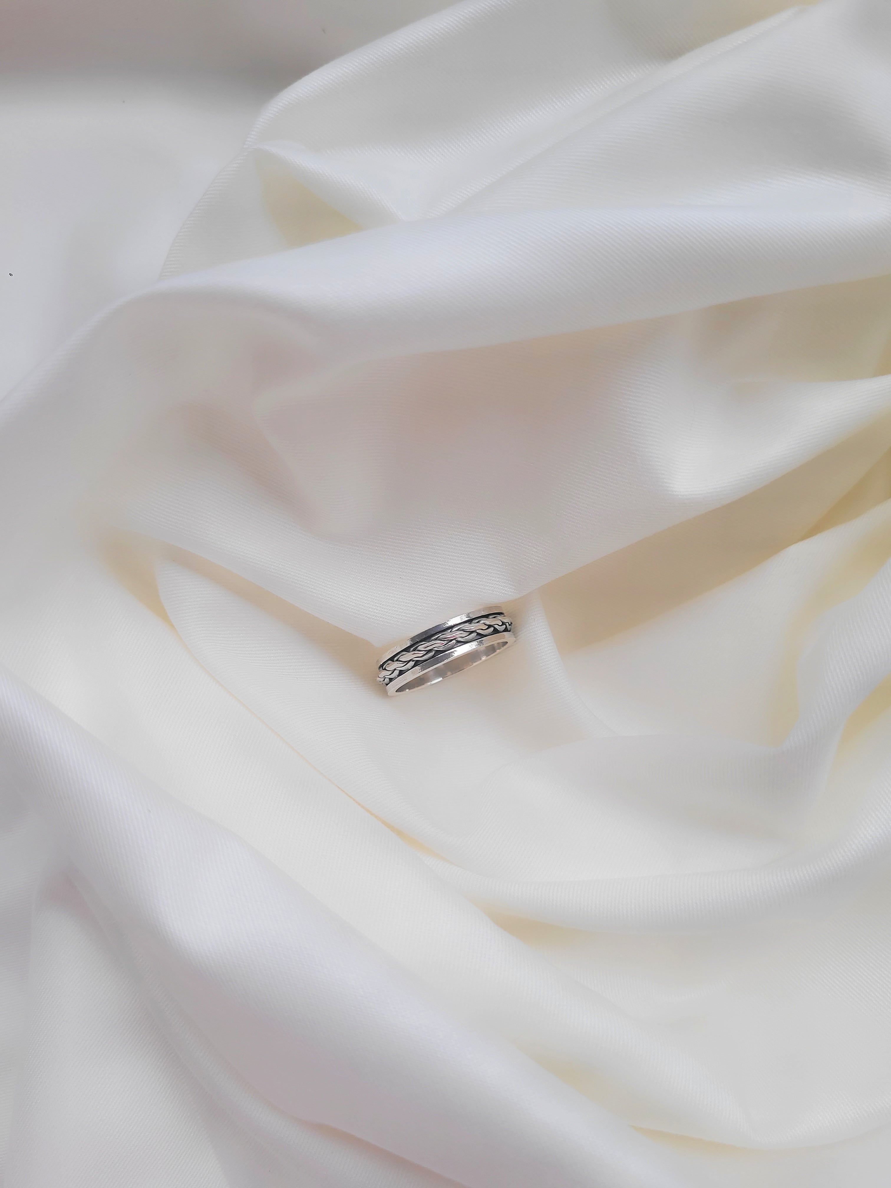 Eternal Weave Band 92.5 Silver Handcrafted Ring