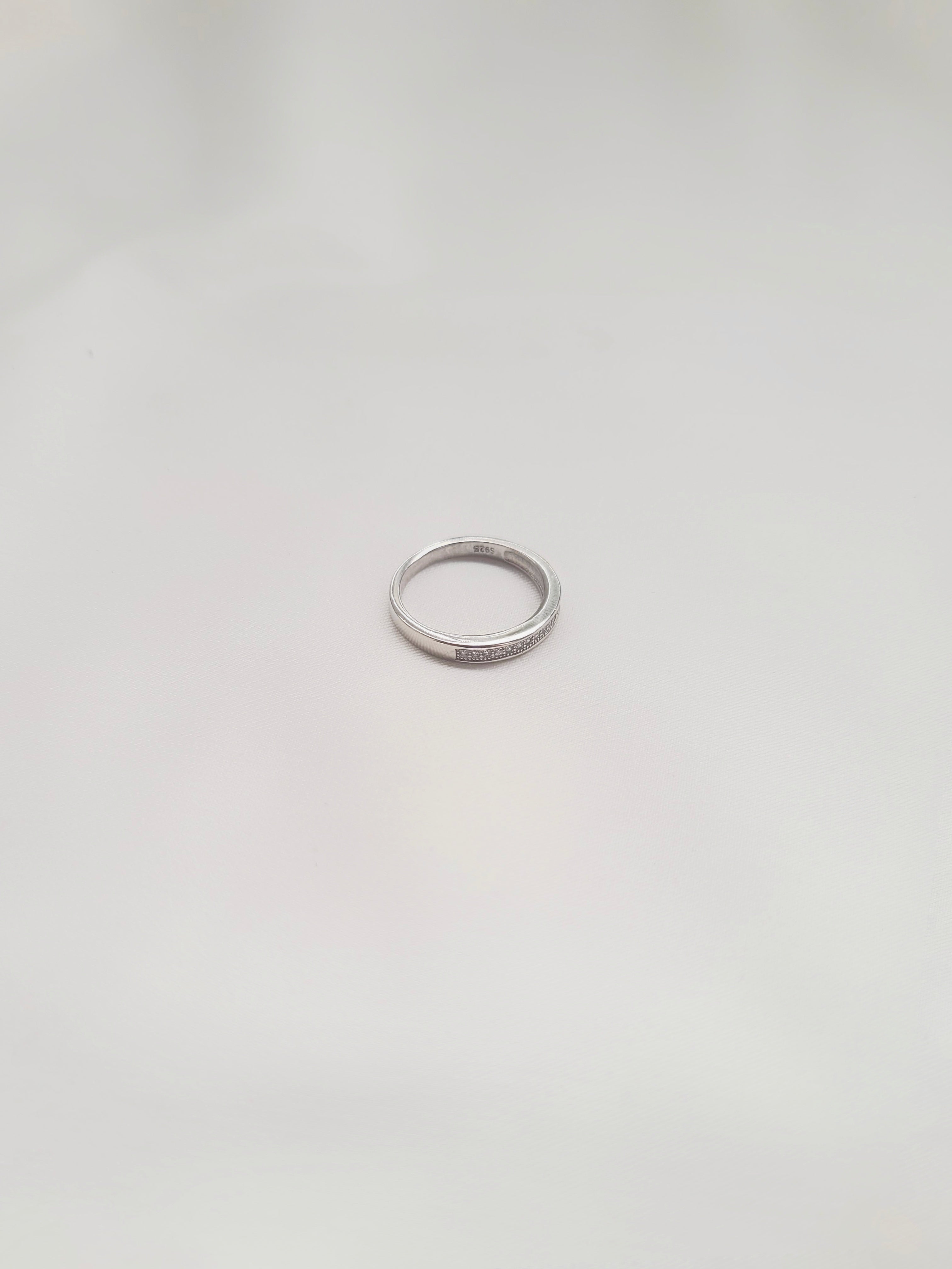 Starlit Crown Band 92.5 Silver Ring