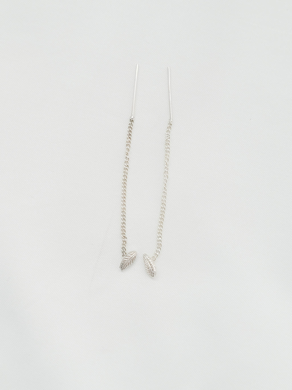 Taru Lata Silver Sui Dhaga 92.5 Earrings - Handcrafted