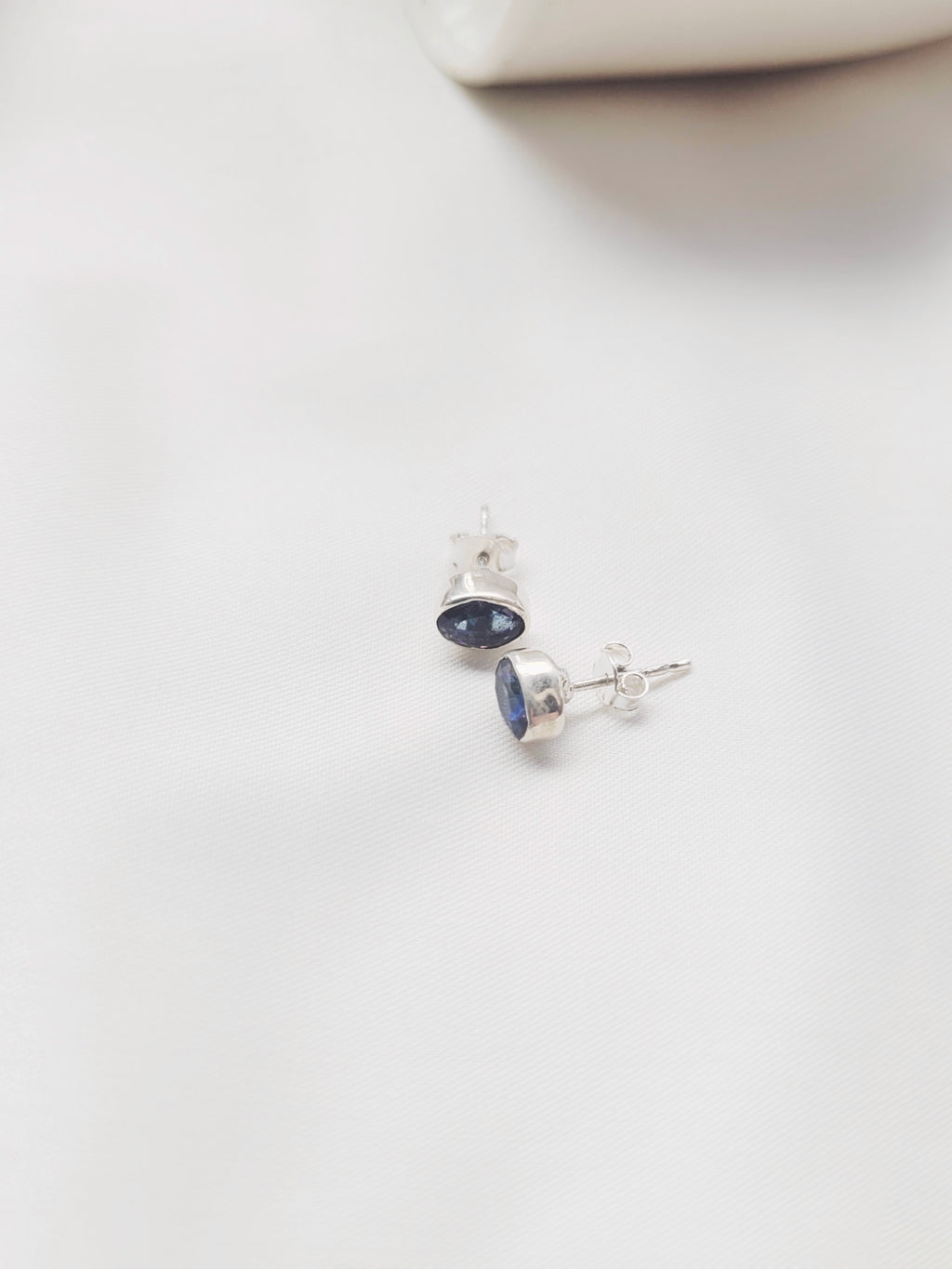 Mystic Topaz Studs 92.5 Silver Earrings - Handcrafted