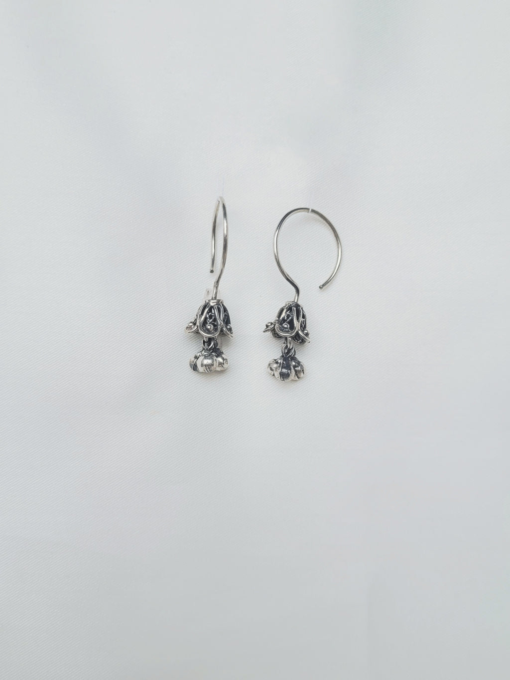 Traditional Latkan Jhumkis 92.5 Silver Jhumkis
