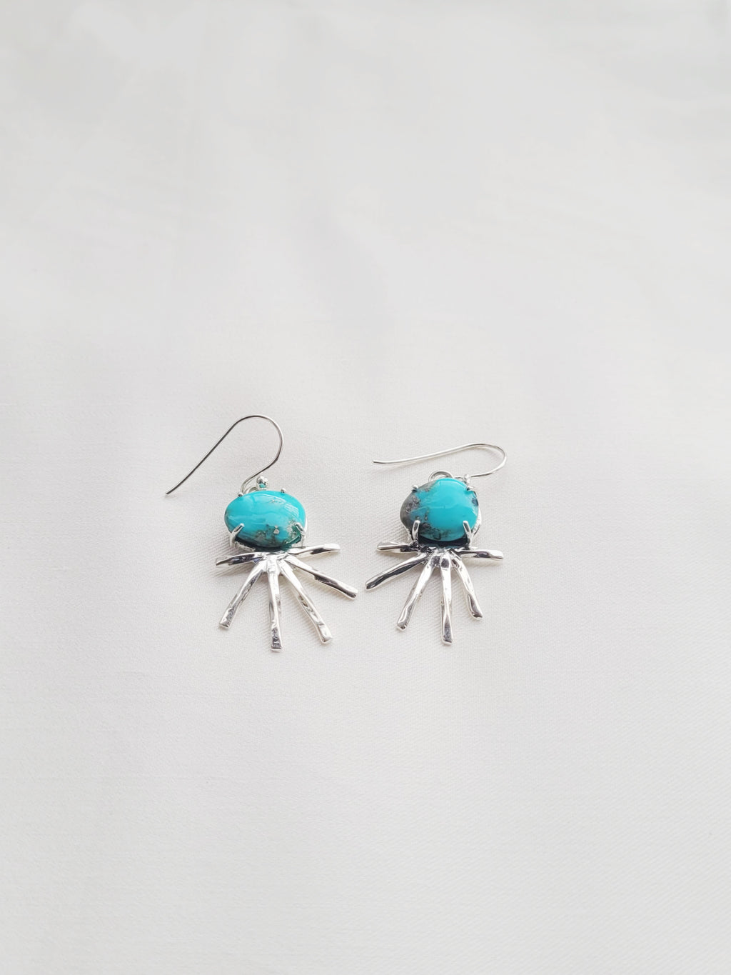 Azure Ray Drop Earrings 92.5 Silver