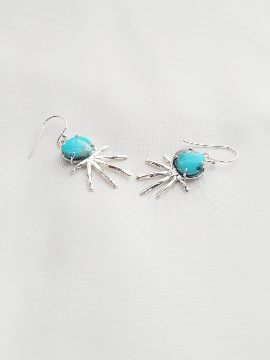 Azure Ray Drop Earrings 92.5 Silver