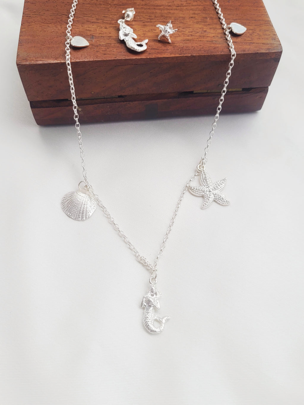Sagarika – Ocean Vibes Necklace Set 92.5 Silver