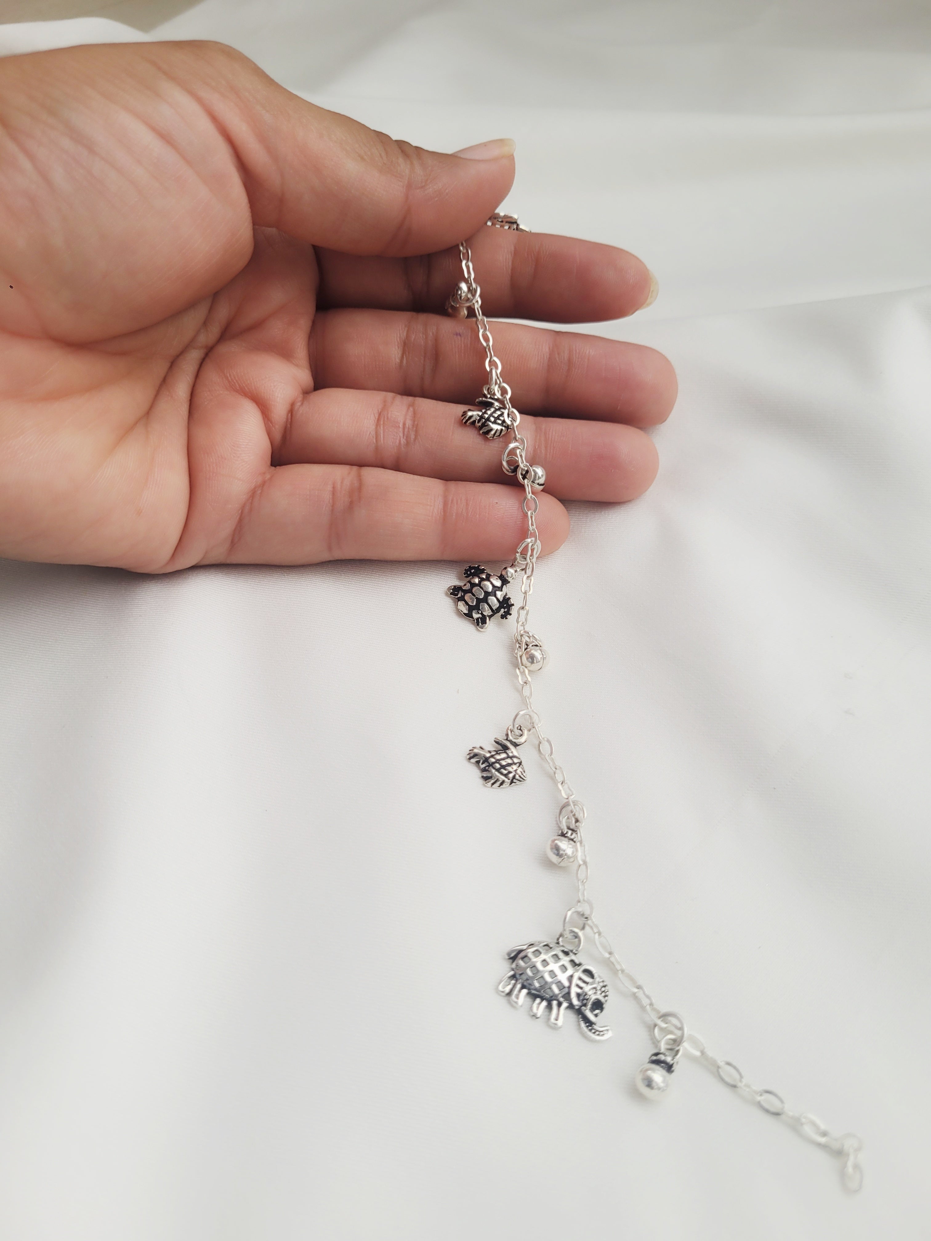 Sagarika – Animal Charm Bracelet 92.5 Silver