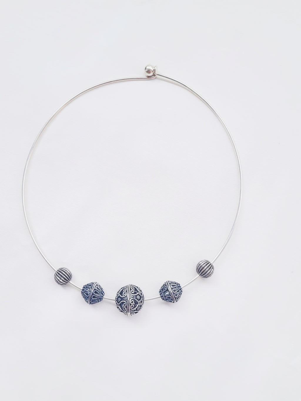 Silver Beaded Hasli 92.5 Silver - Handcrafted