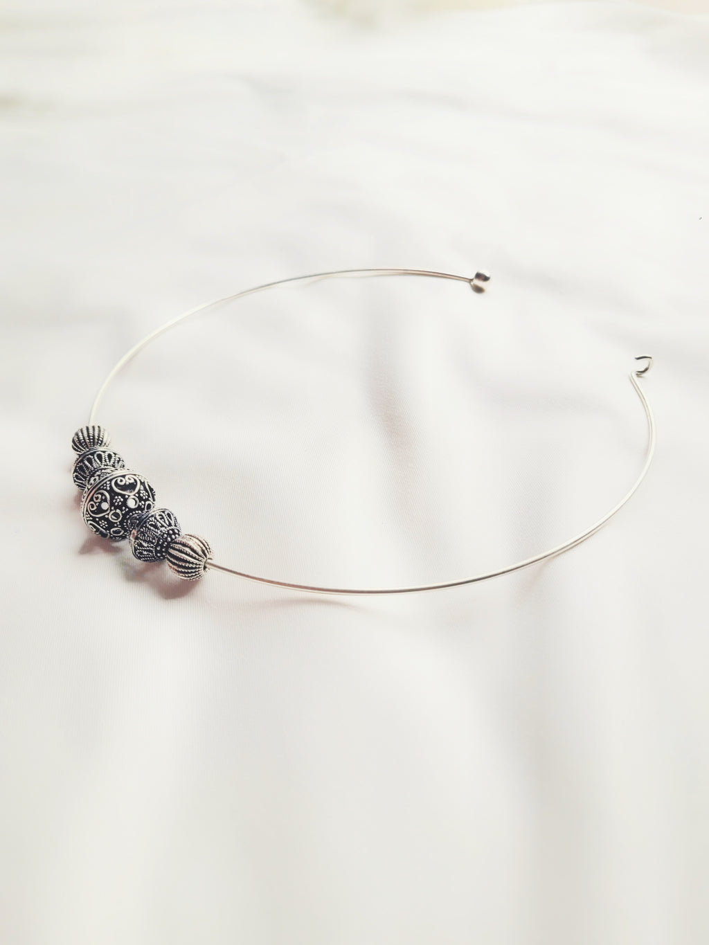 Silver Beaded Hasli 92.5 Silver - Handcrafted
