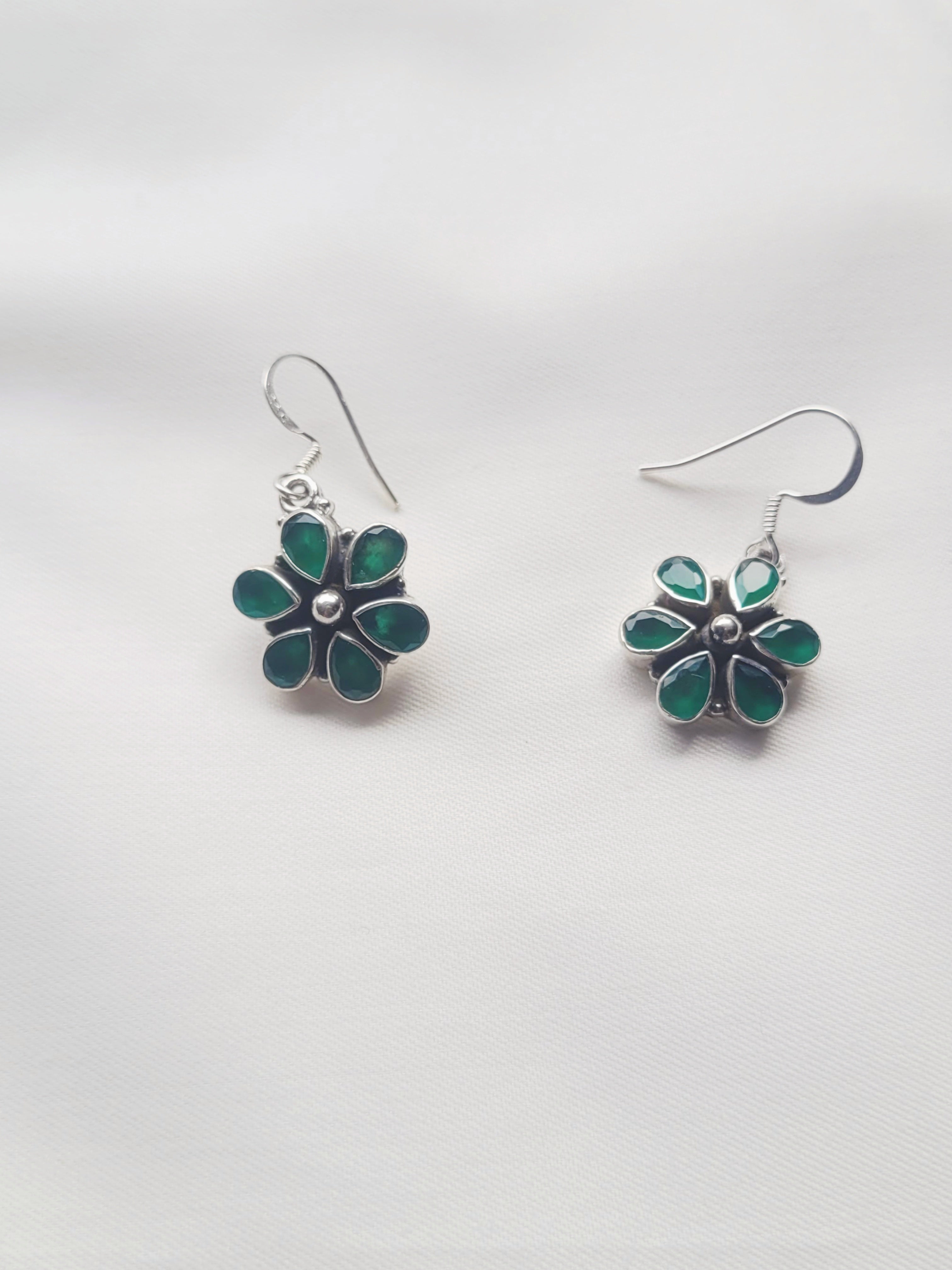 Harit Pushp Hanging Earrings 92.5 Silver Earrings
