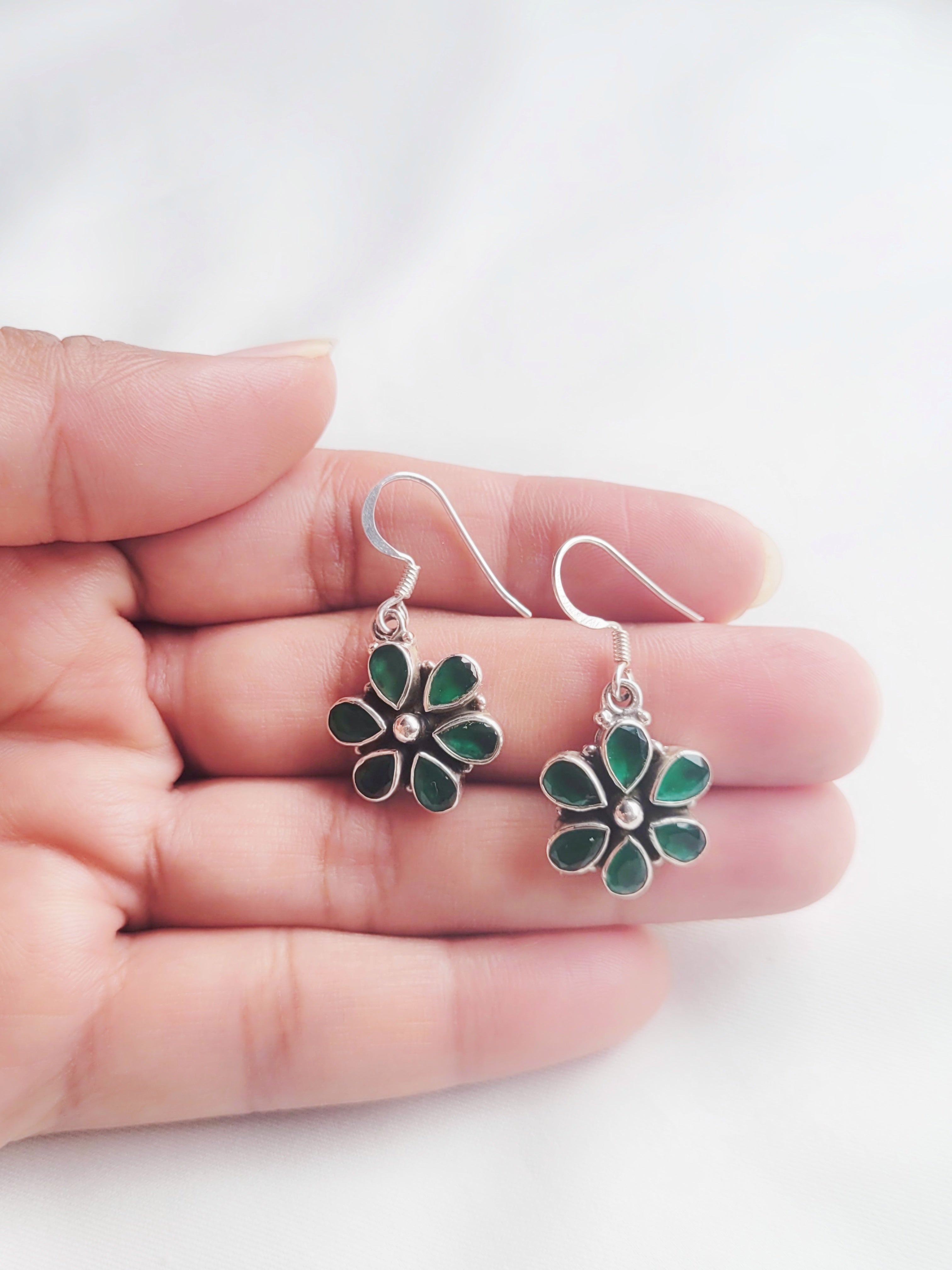 Harit Pushp Hanging Earrings 92.5 Silver Earrings