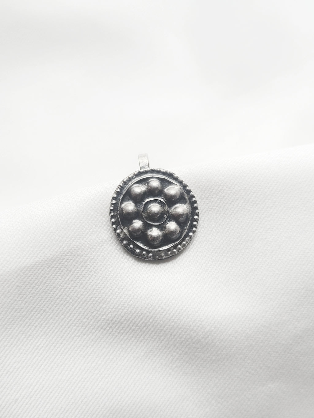 Kamal Mandal Oxidised - Clip On 92.5 Silver Nosepin