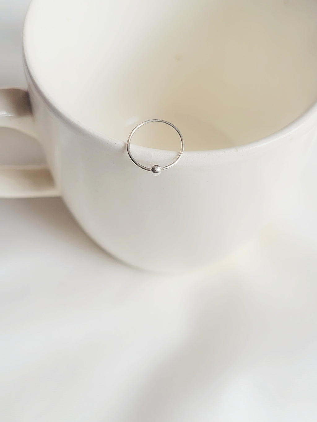 Saadgi - Pierced 92.5 Silver Nosepin